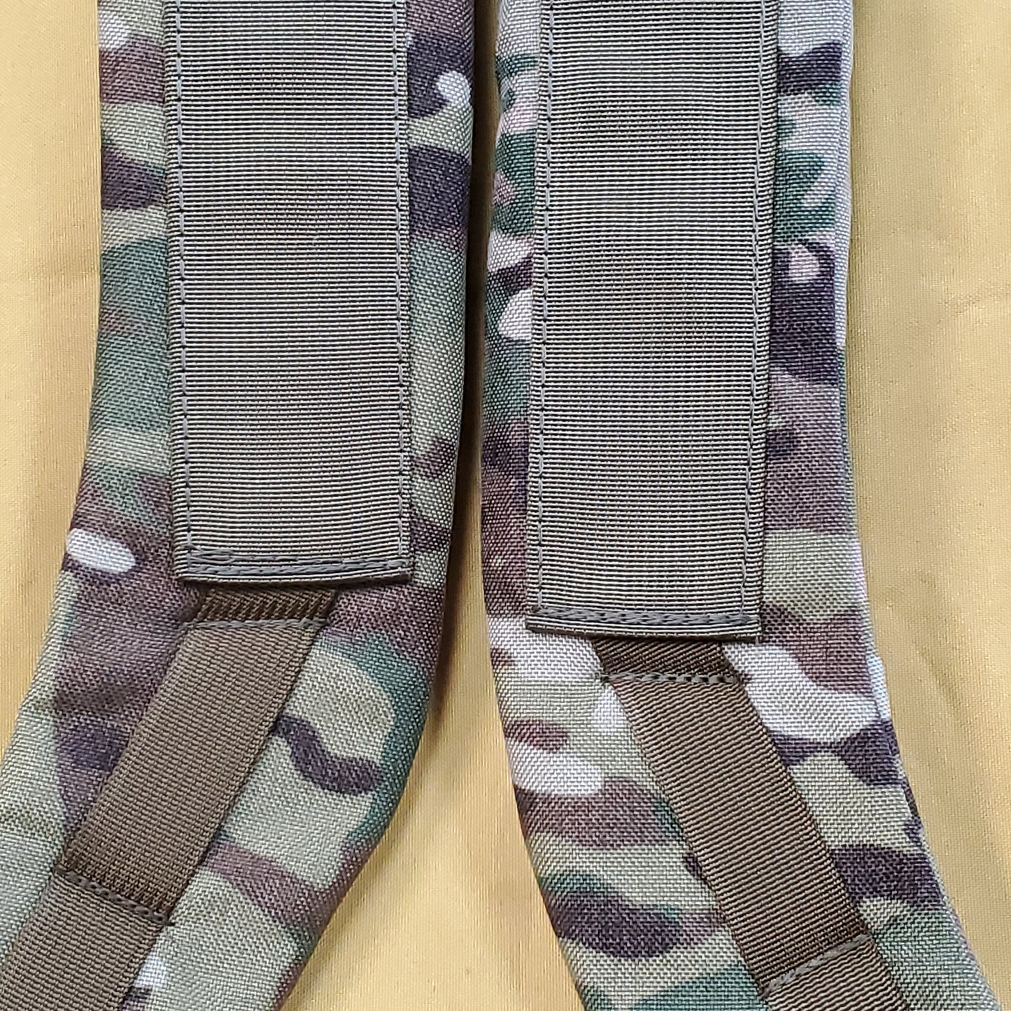 SET of Custom OCP Multicam / Coyote Webbing Shoulder Straps w/ Sternum Strap for Alice Malice Pack (OCP LC-3)