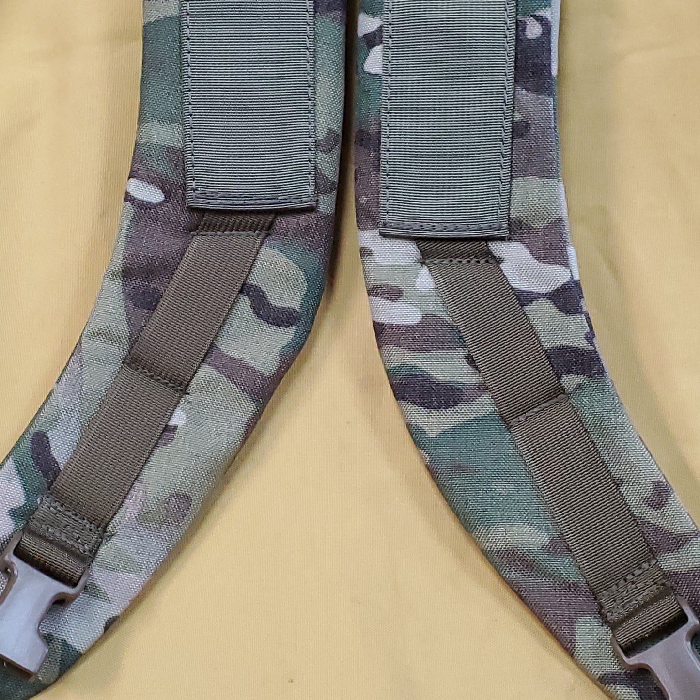 SET of Custom OCP Multicam / Coyote Webbing Shoulder Straps w/ Sternum Strap for Alice Malice Pack (OCP LC-3)