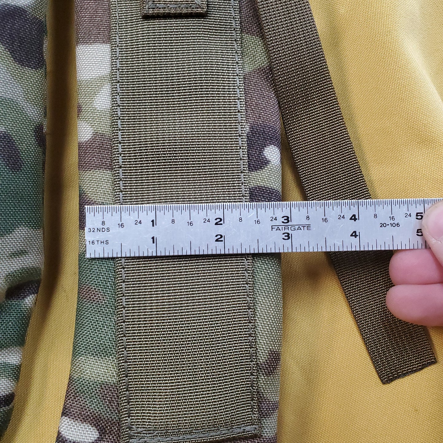 SET of Custom OCP Multicam / Coyote Webbing Shoulder Straps w/ Sternum Strap for Alice Malice Pack (OCP LC-3)