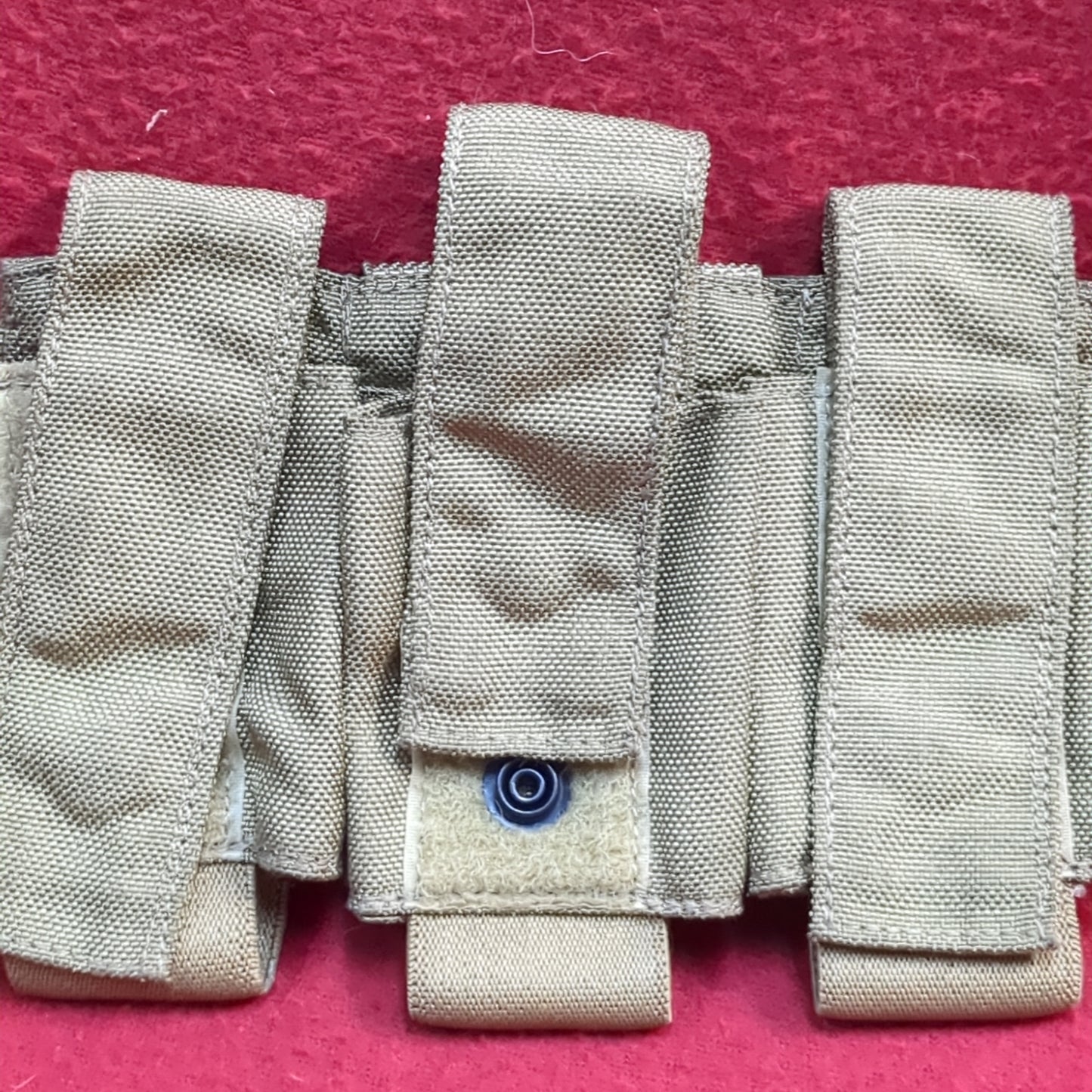3 Single 40MM Mag Pouch Coyote Used (ca07-YAM84)