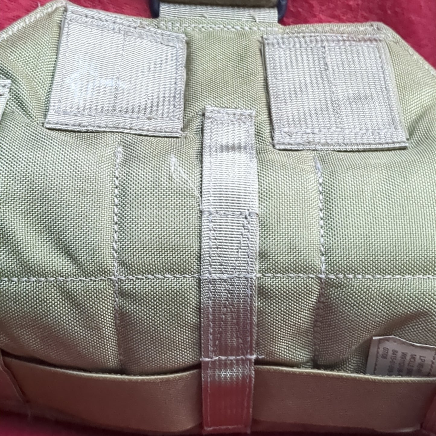 Molle Single Point Leg Panel W911GY-08-F-0090 Coyote Excellent Condition (35cr- ca3-YAM102)