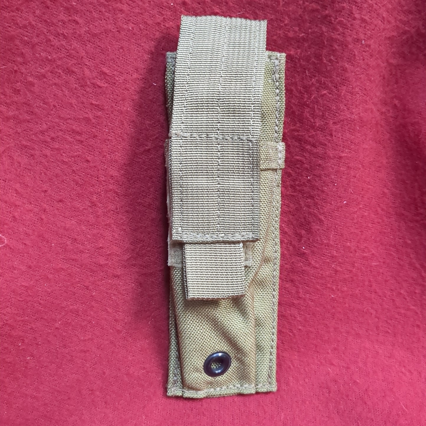 M9 Single Mag Pouch  W/ Extender coyote Used (35cr- ca3-YAM104)