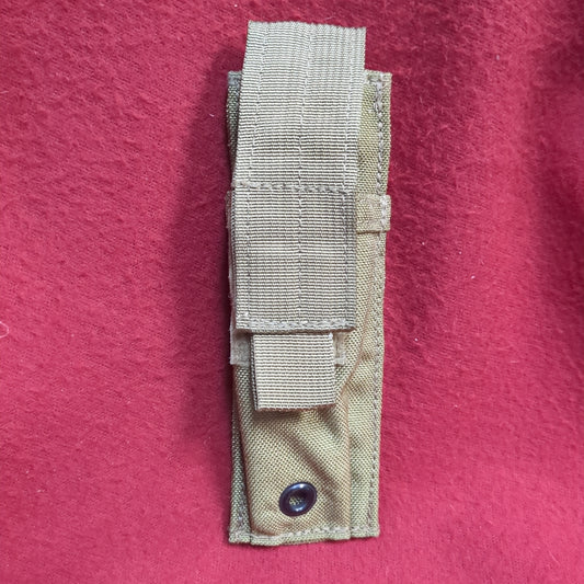 M9 Single Mag Pouch  W/ Extender coyote Used (35cr- ca3-YAM104)