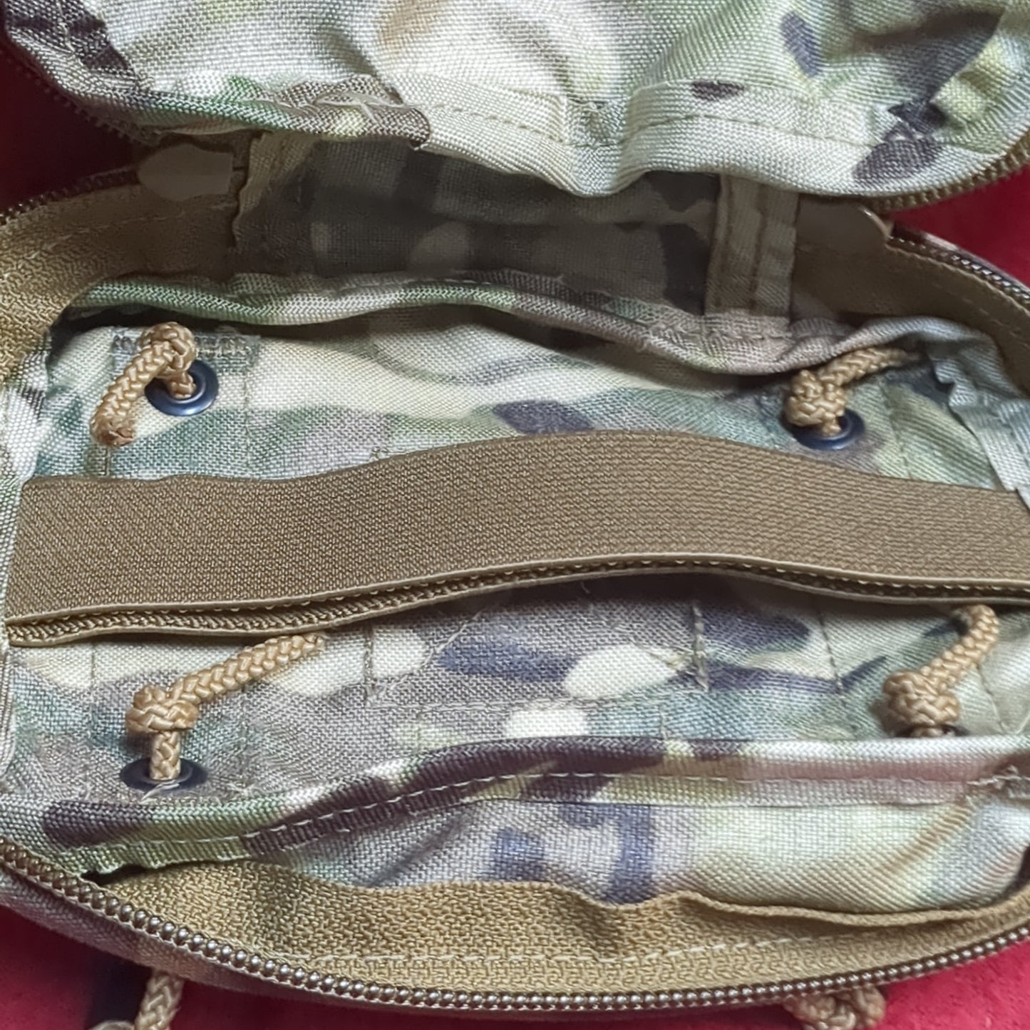 VELOCITY SYSTEMS "MAYFLOWER" UTILITY POUCH 7.5" X 5" MULTICAM MEDICAL & ADMIN Used (35cr- ca3-YAM114)