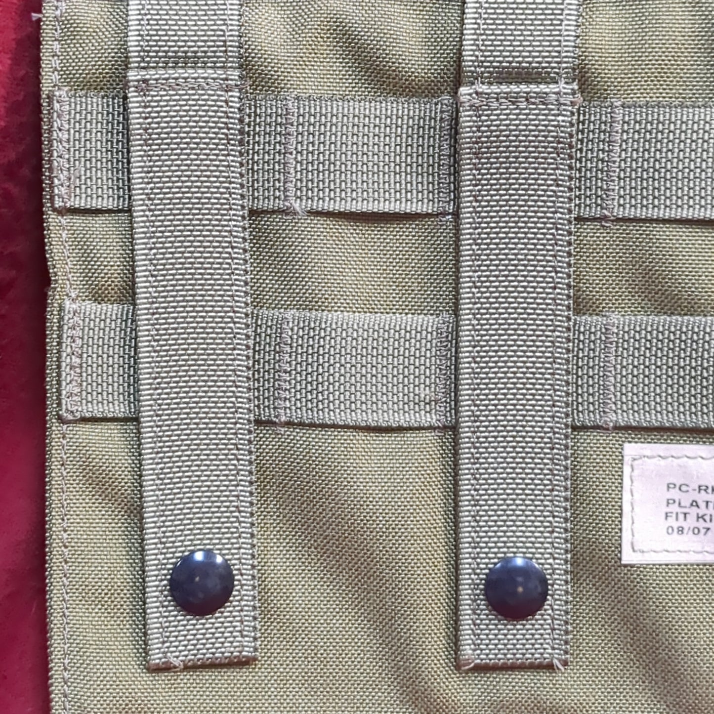 plate carrier retro pc-rk-ms-kh (od) coyote excellent condition (eb06-yam129)