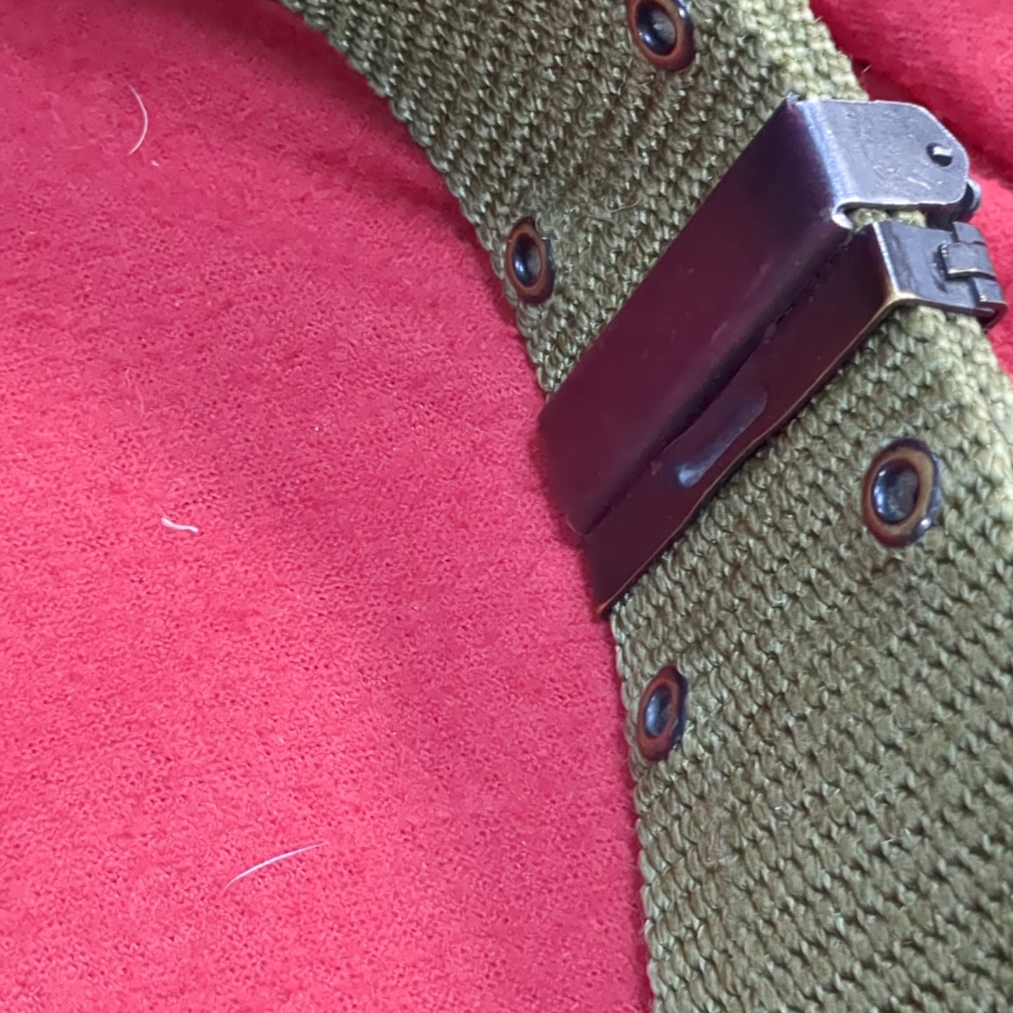 US Military Individual Belt Equipment Web lc-2 OD Green (CB01-25APR56)