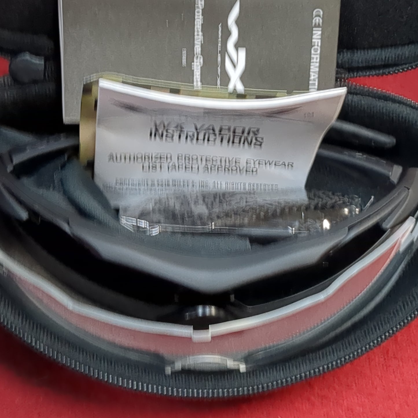 Nos usgi wiley x vapor ballistic apel eye protection clear/dark lens (cl2- (ab16-yam152)