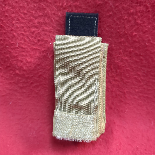 Single mag pouch 9mm tan used (ca07-yam155)