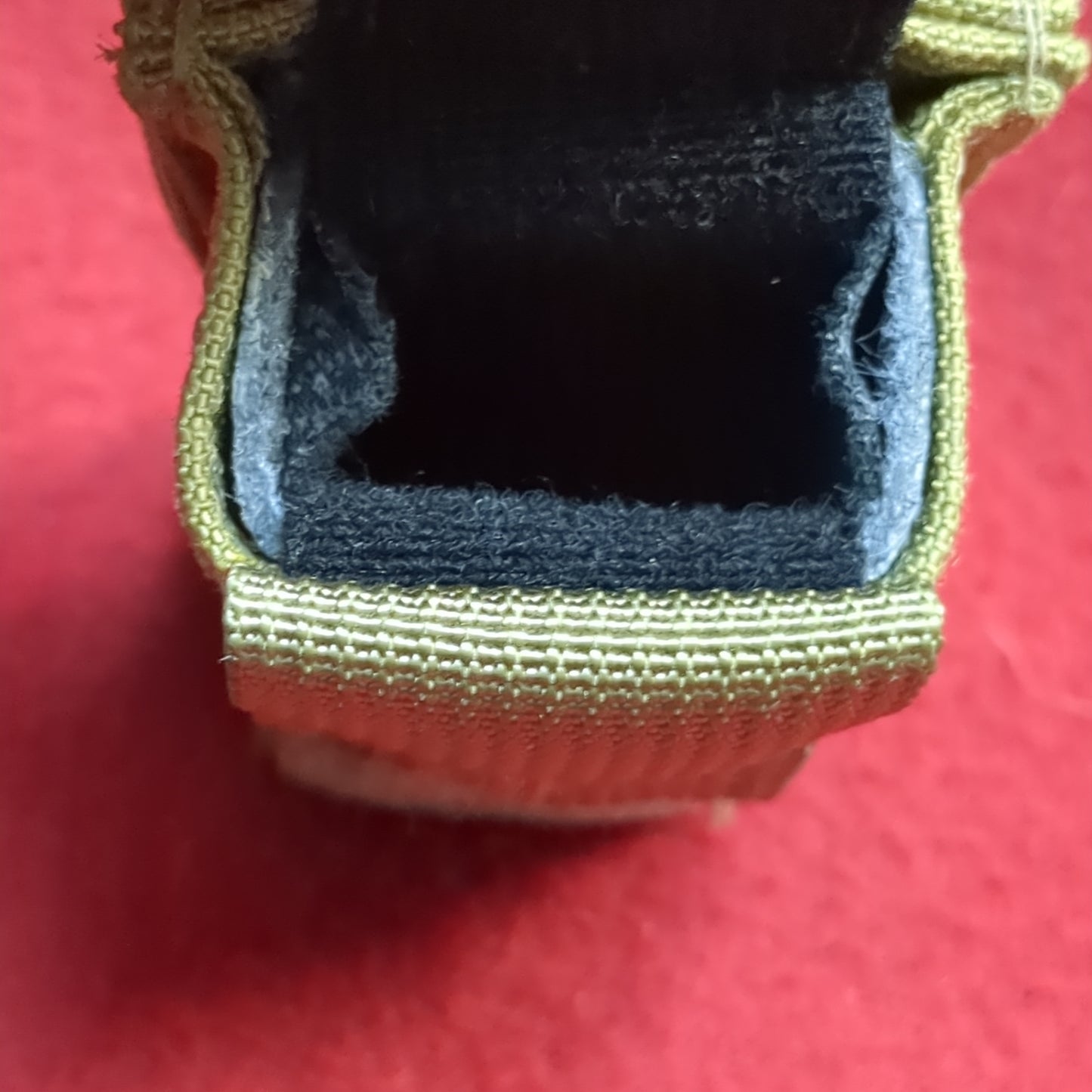 Single mag pouch 9mm tan used (ca07-yam155)