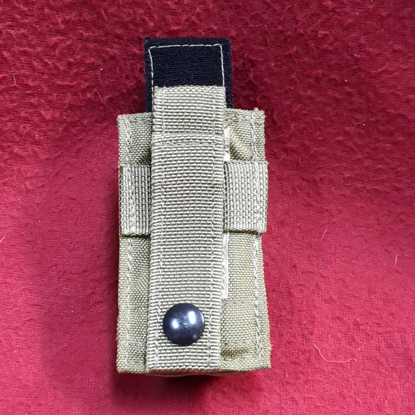 Single mag pouch 9mm tan used (ca07-yam155)