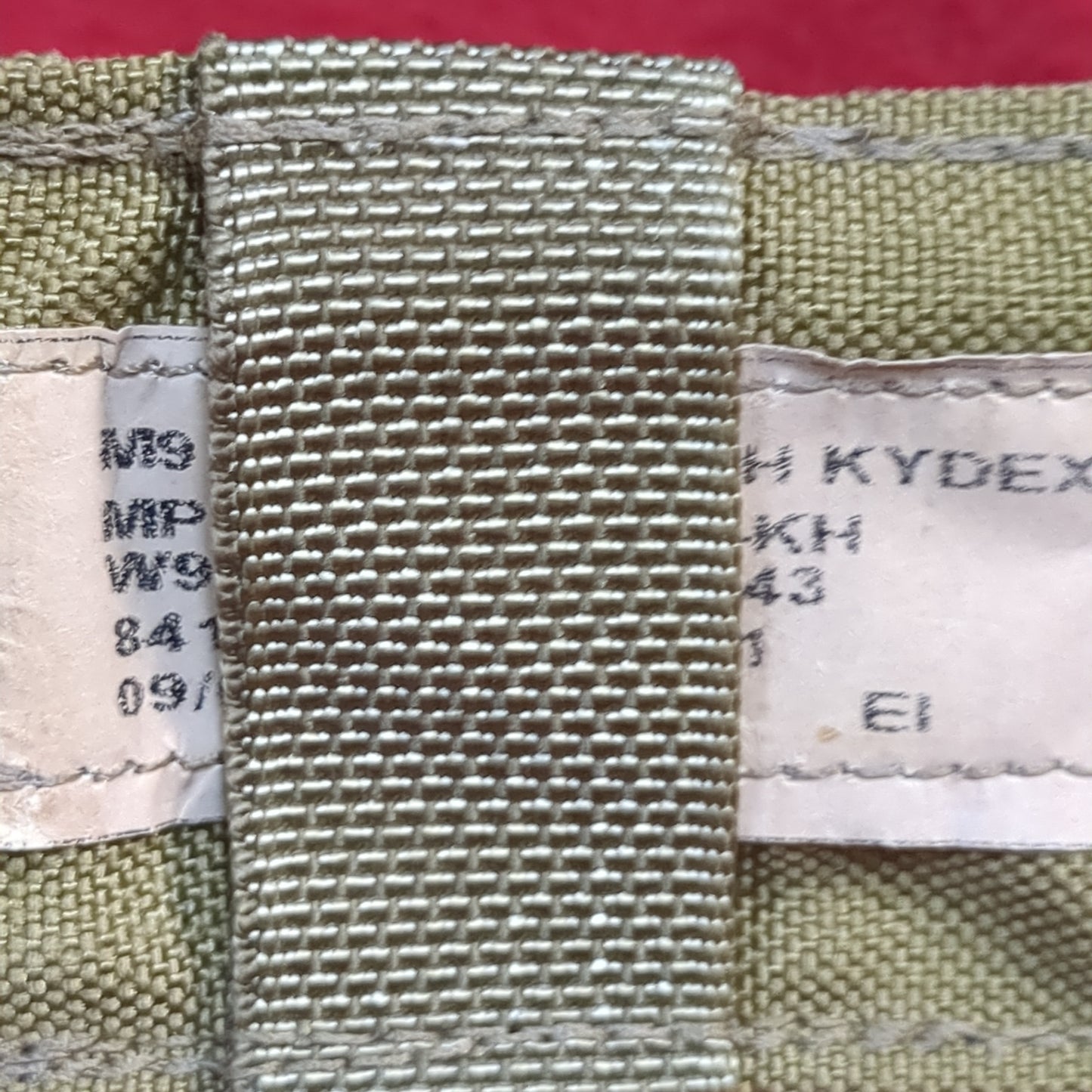 Single mag pouch 9mm tan used (ca07-yam155)