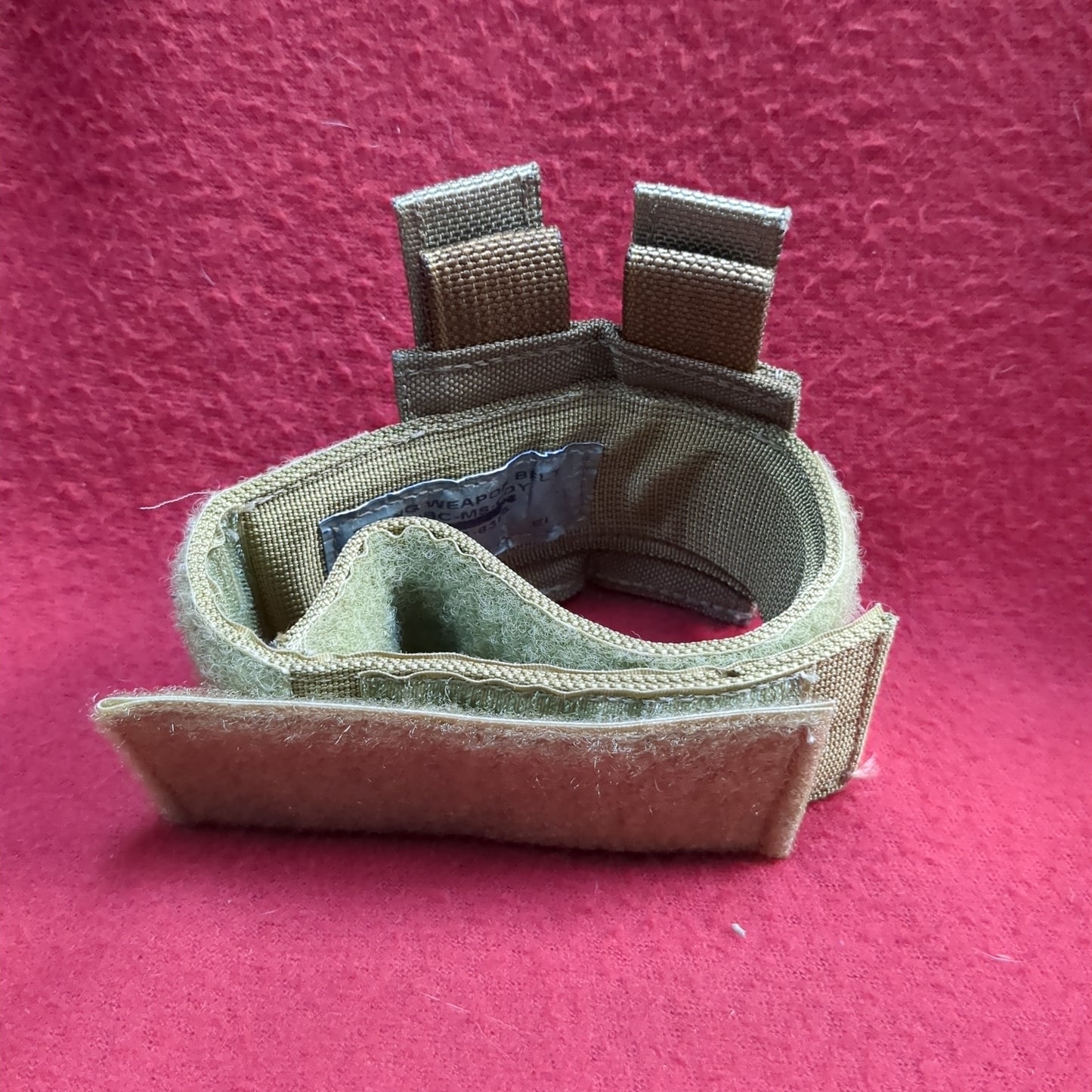 eagle industries sflcs slung weapon belt catch khaki molle mc-swbc-ms-coy used (35cr- ca3-yam169)