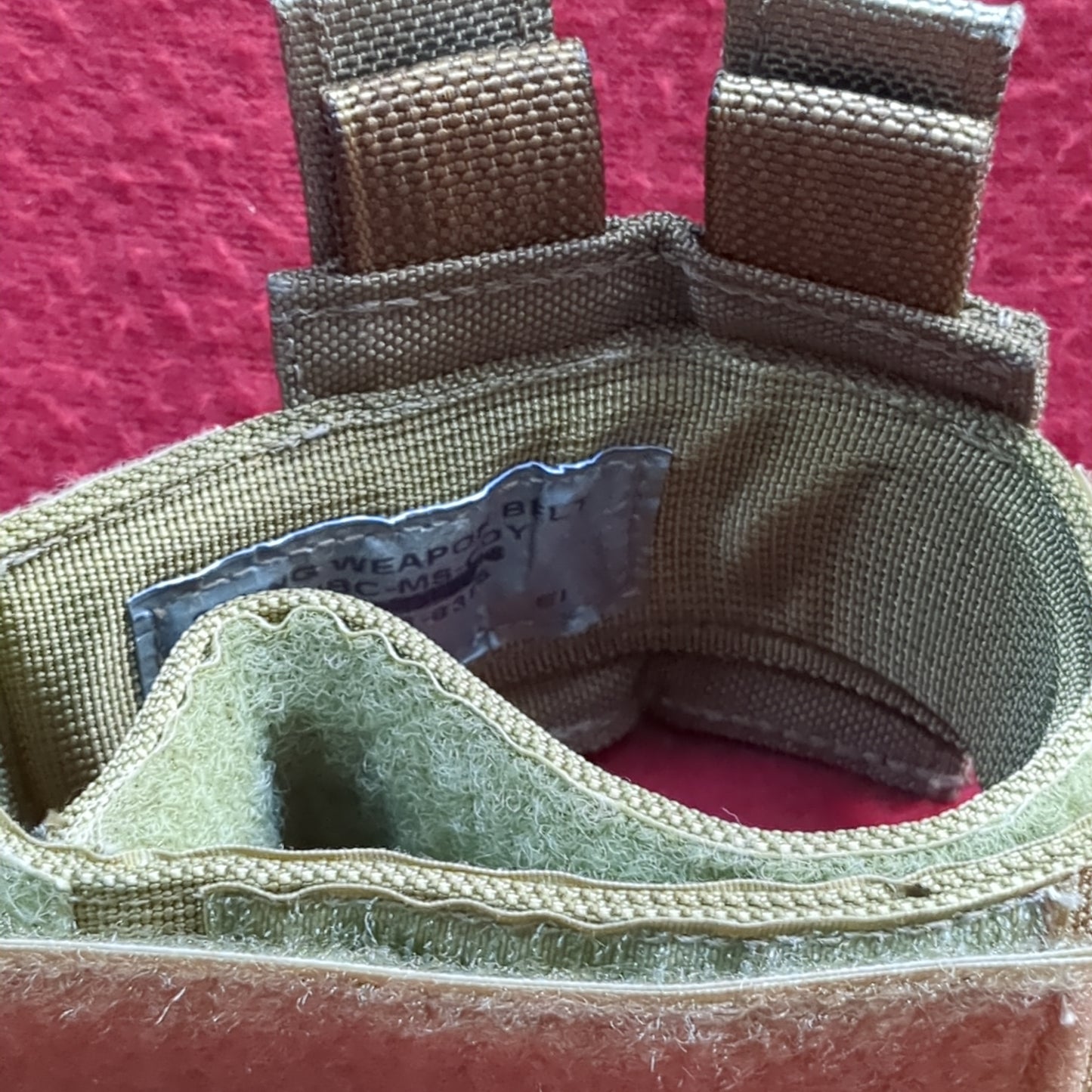 eagle industries sflcs slung weapon belt catch khaki molle mc-swbc-ms-coy used (35cr- ca3-yam169)