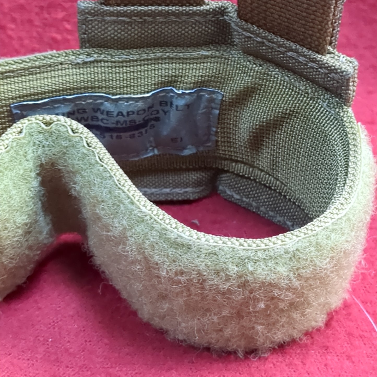 eagle industries sflcs slung weapon belt catch khaki molle mc-swbc-ms-coy used (35cr- ca3-yam169)