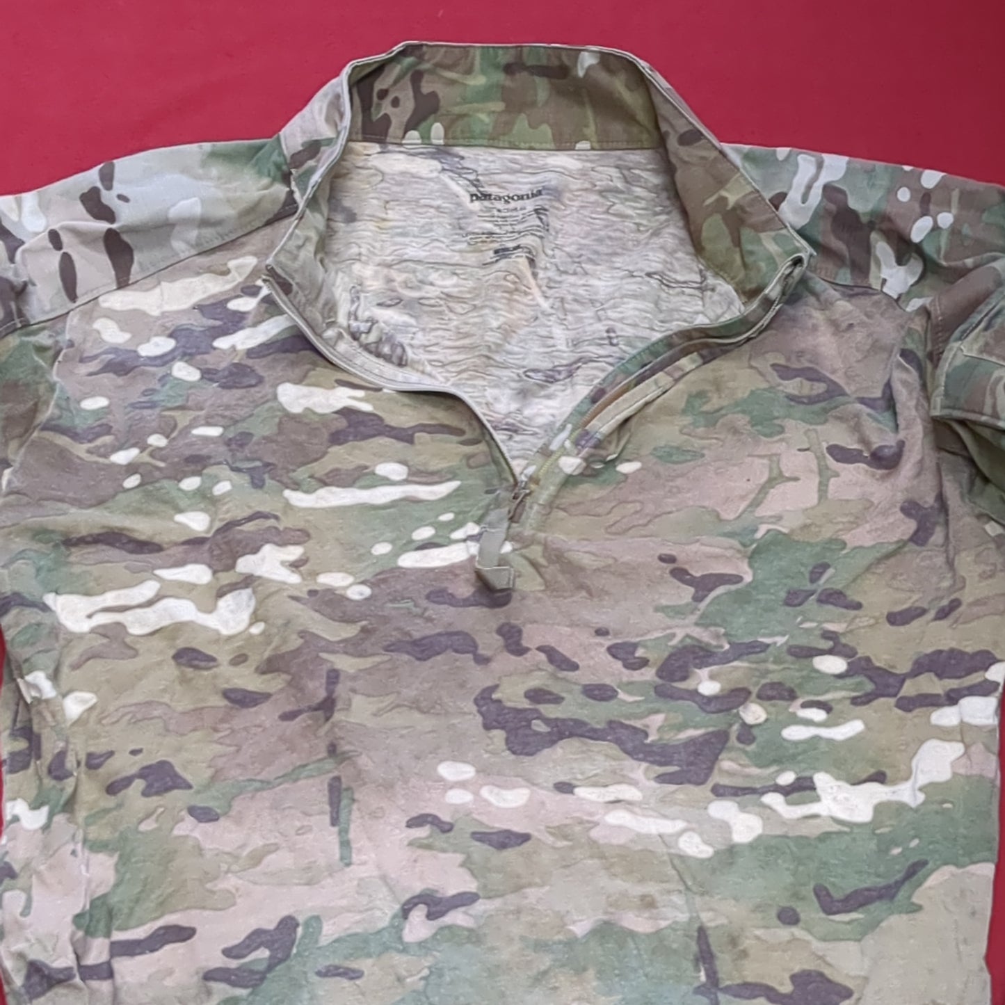 patagonia combat shirt top shirt large /regular ocp l9 level 9 used (ec12-ENU189)