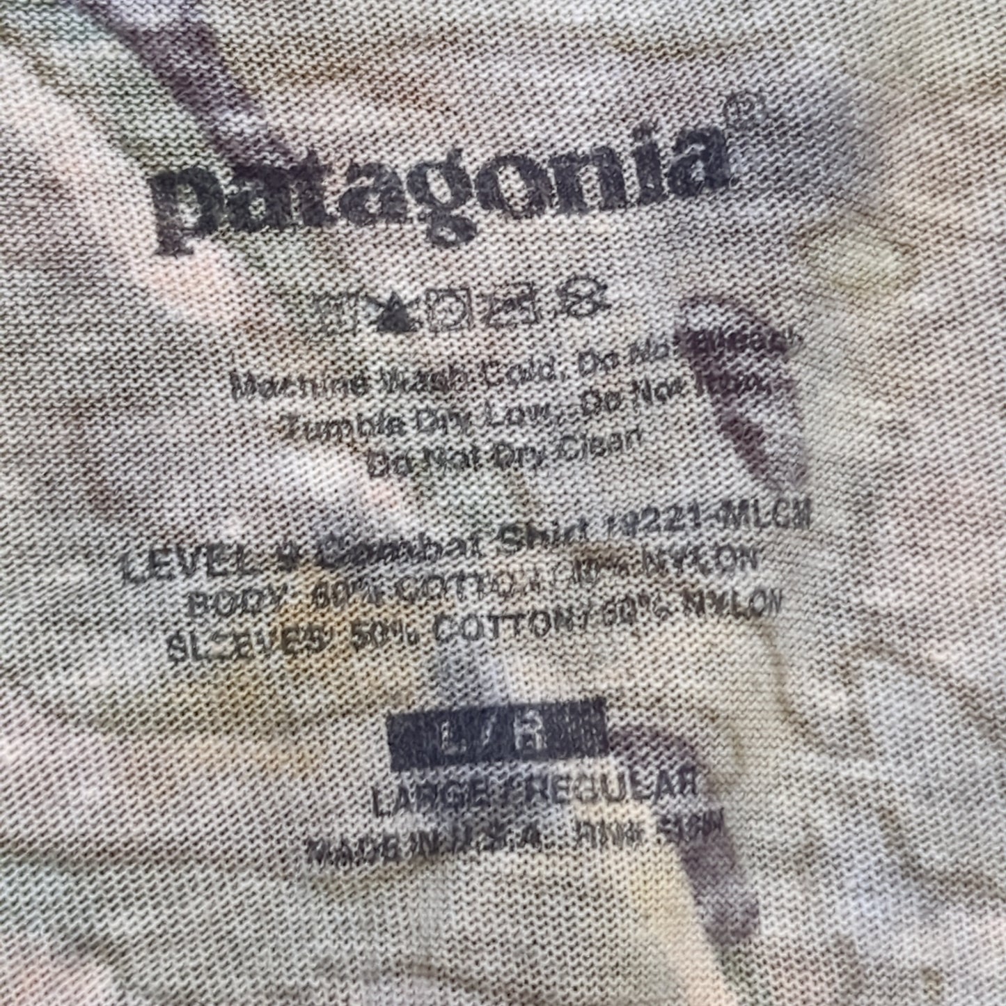 patagonia combat shirt top shirt large /regular ocp l9 level 9 used (ec12-ENU189)