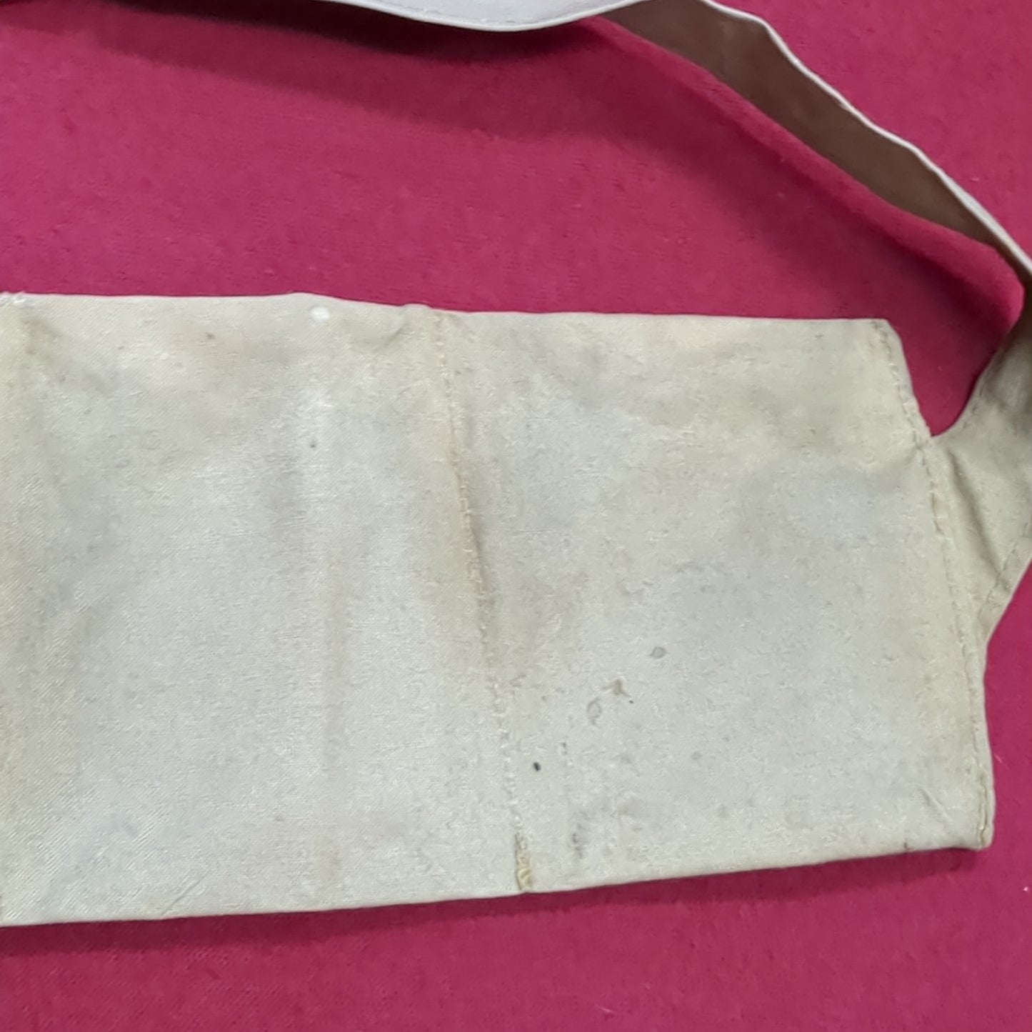 Cloth Small Arms Bandolier tan used (06cc- ca9-yam184)