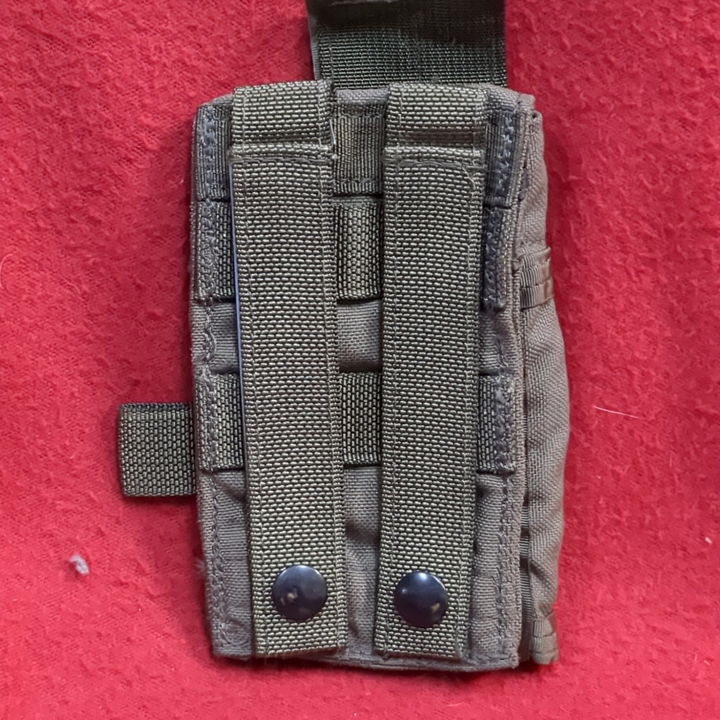 Gps pouch ranger load carrying system pouch green molle used (ca07-YAM195)