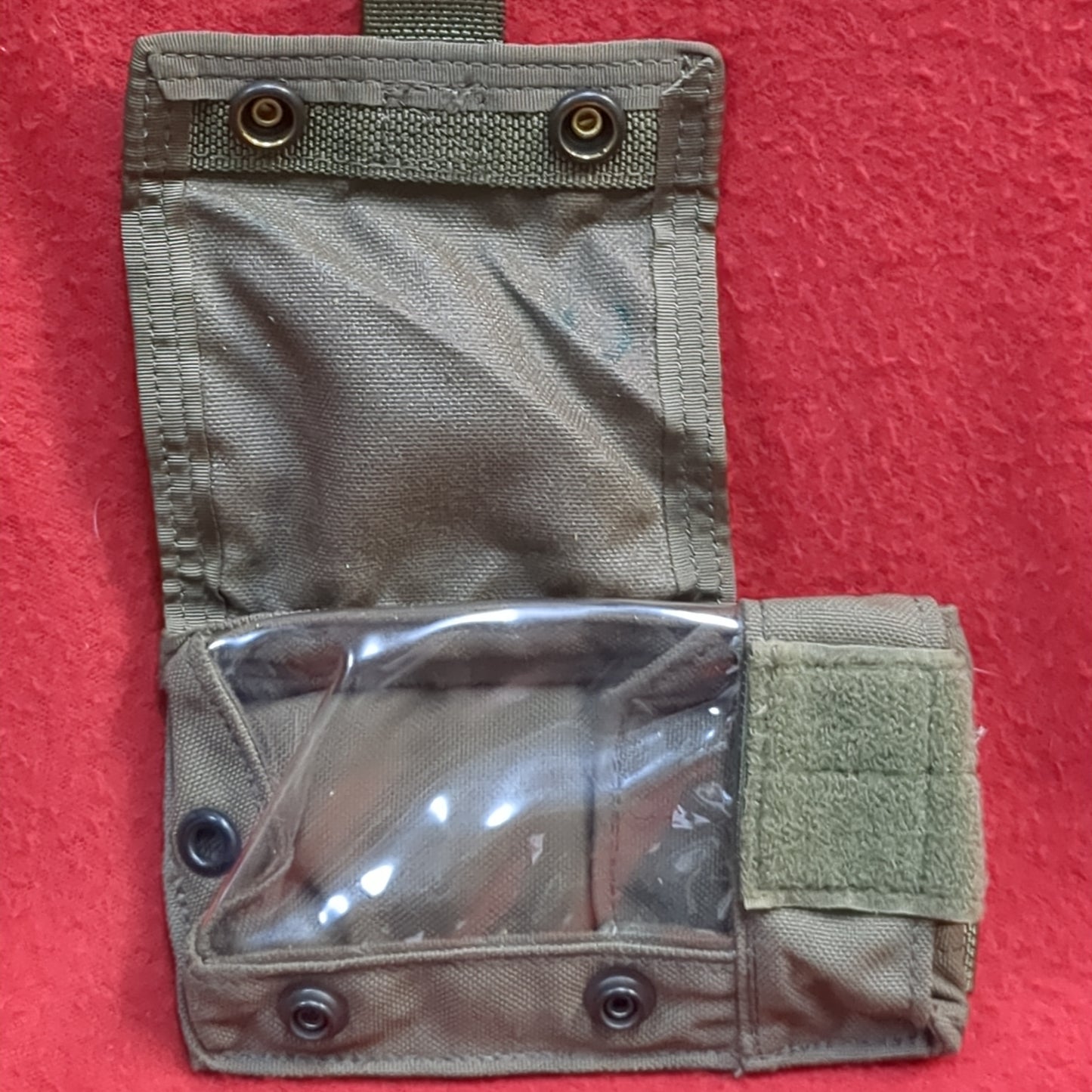 Gps pouch ranger load carrying system pouch green molle used (ca07-YAM195)