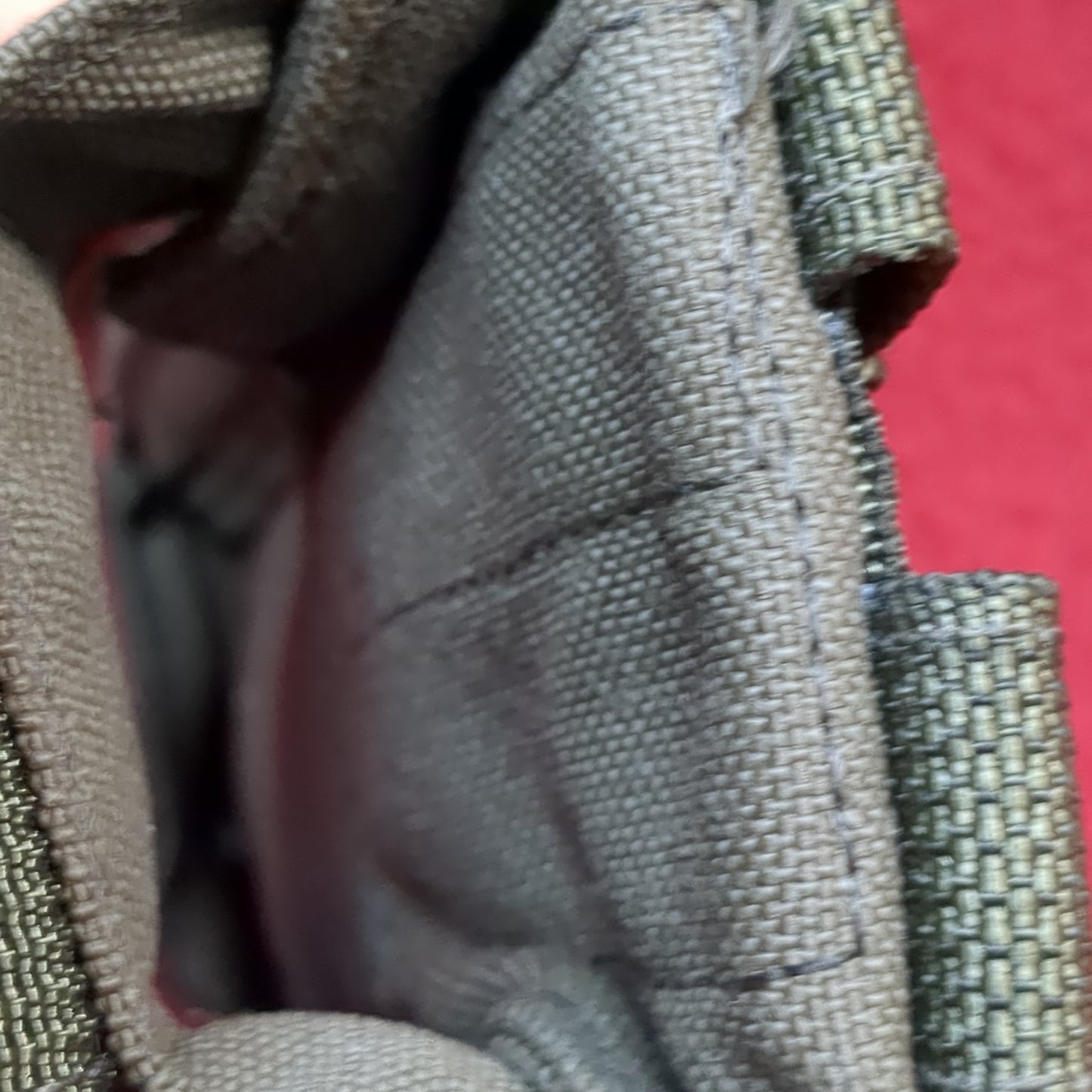 Gps pouch ranger load carrying system pouch green molle used (ca07-YAM195)