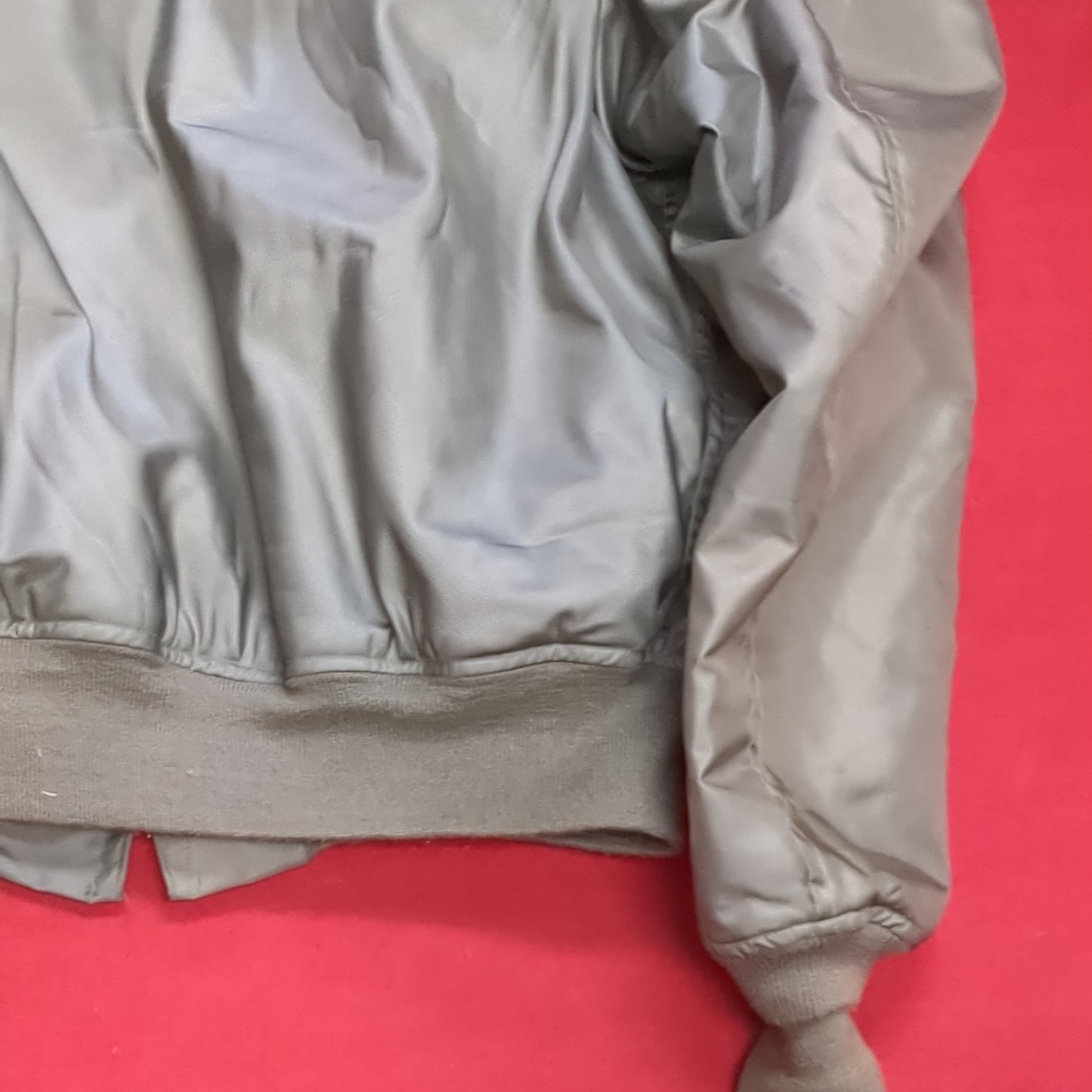 Vintage us air force flyer's men's summer type cwu-36/p bomber jacket large used (aa10-enu59)