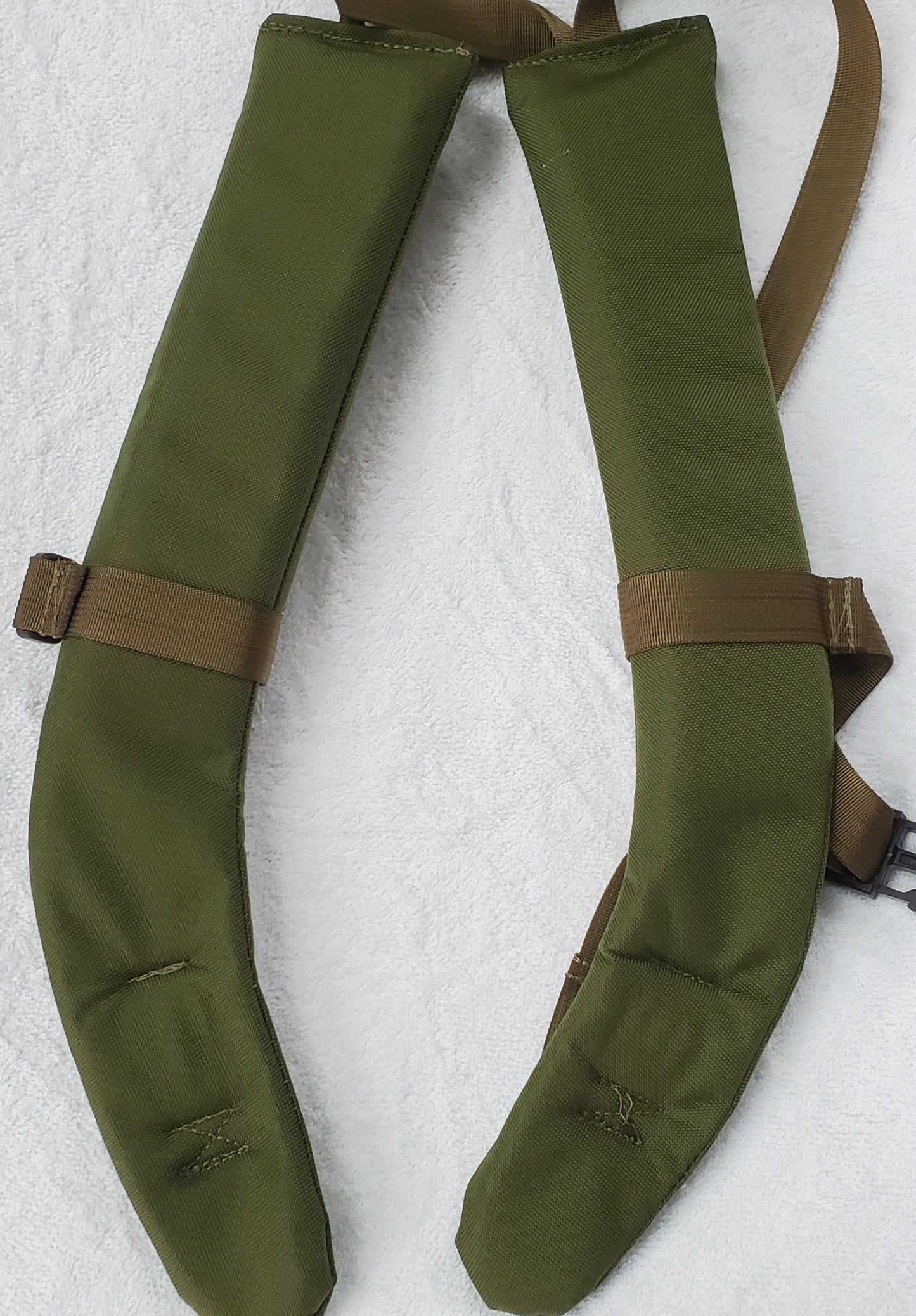 SET of Custom Olive Drab / Coyote Webbing Shoulder Straps w/ Sternum Strap for Alice Malice Pack (OD/COY LC-3)