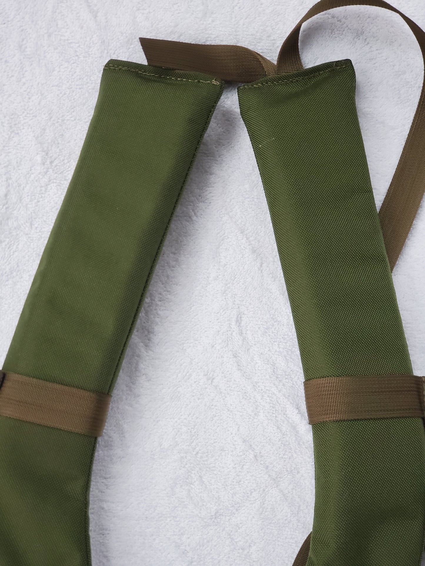 SET of Custom Olive Drab / Coyote Webbing Shoulder Straps w/ Sternum Strap for Alice Malice Pack (OD/COY LC-3)