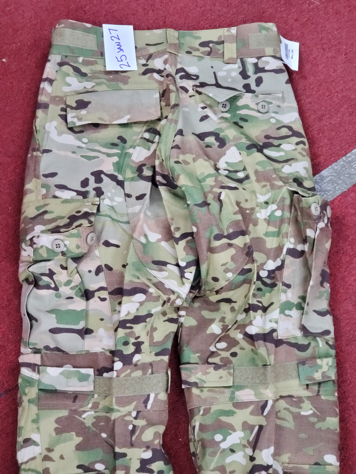 NOS Small Long US Army Deployment Frac Combat Pants w/ Knee Pad Pockets (db07-25jan27)
