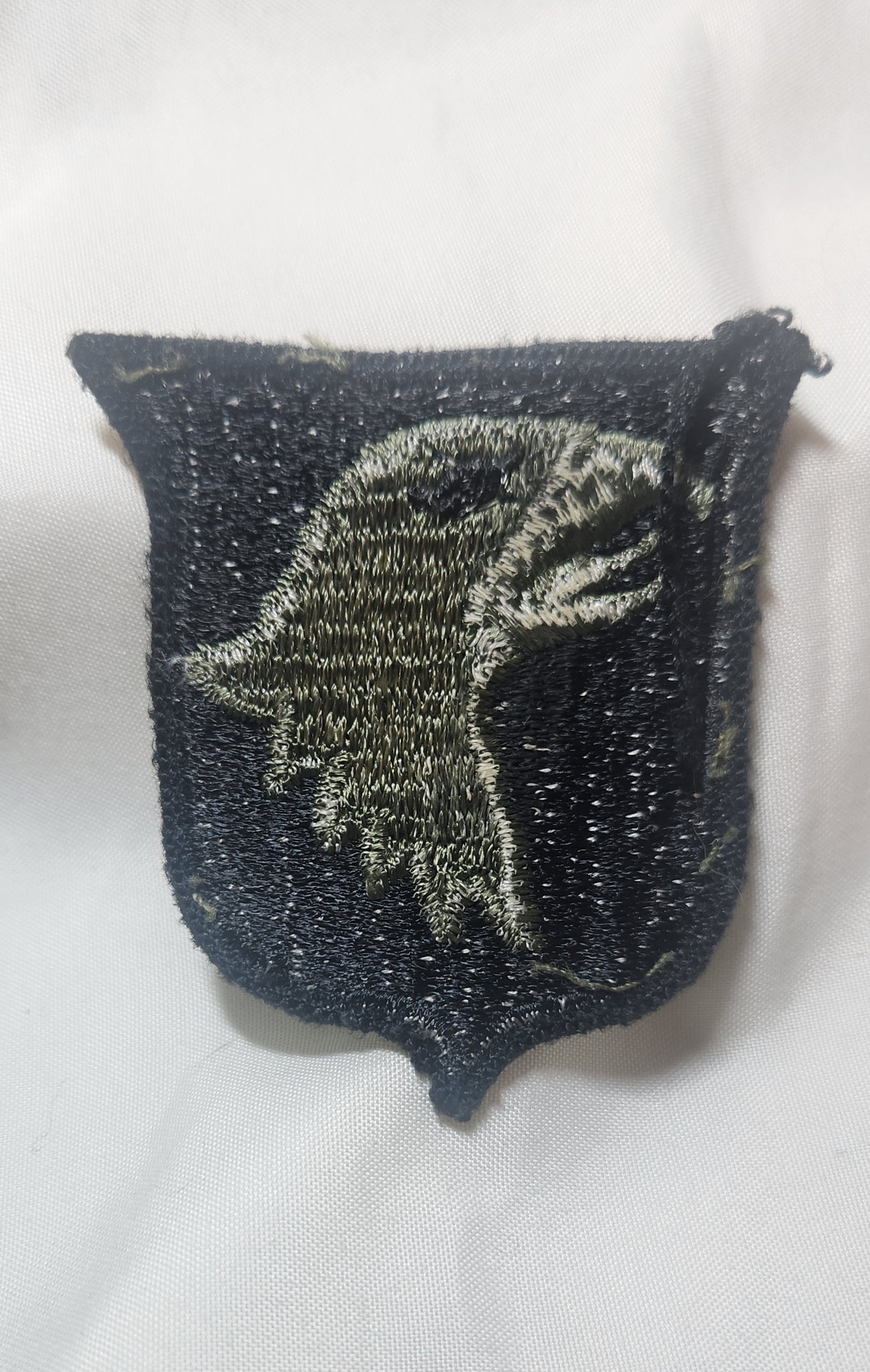US Army 101ST AIRBORNE Division Patch Sew on Patch Subdued OD Black (WSA08-101ST)