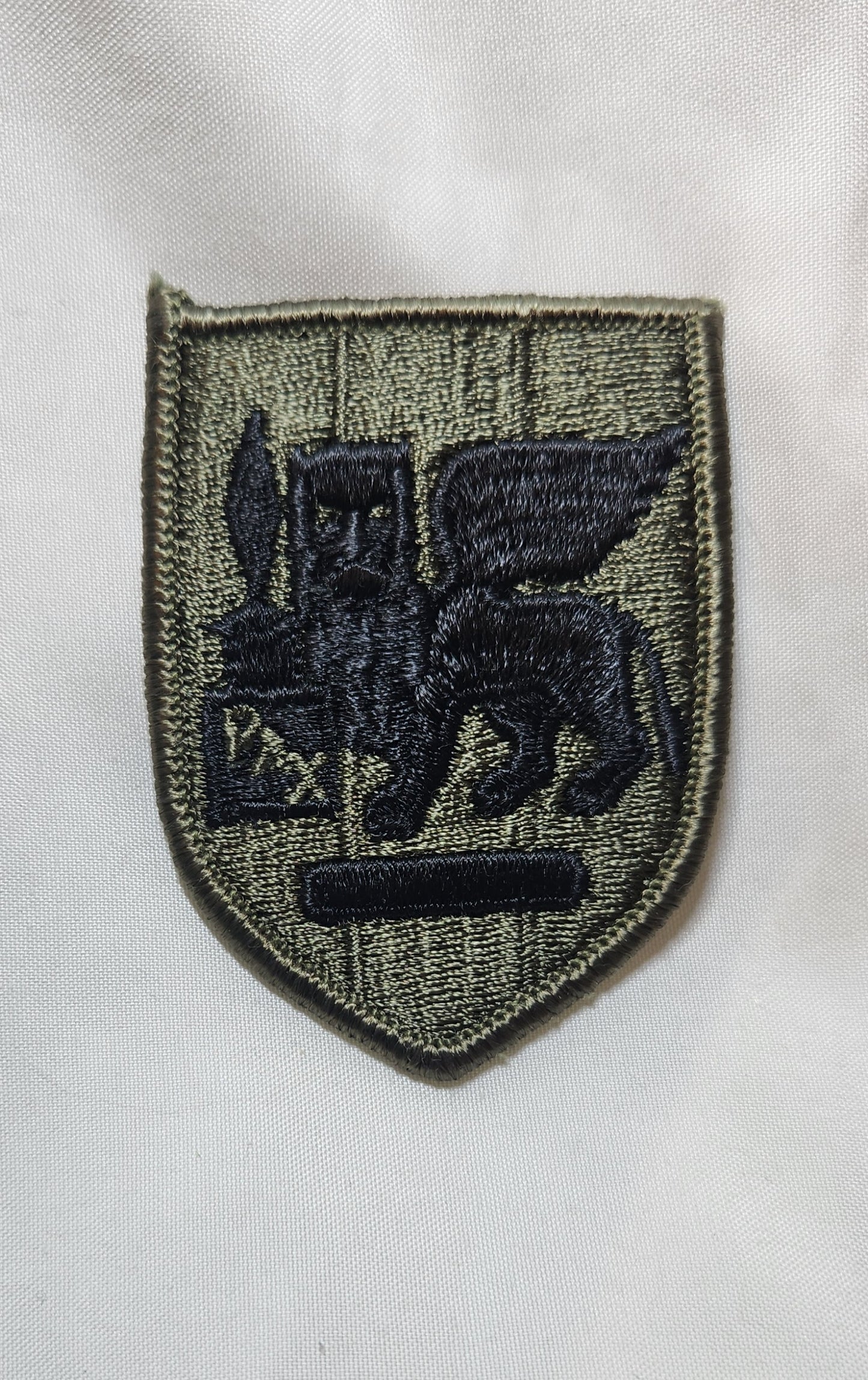 US Army SETAF Patch Sew on Patch Subdued OD Black (WSA08-SETAF)