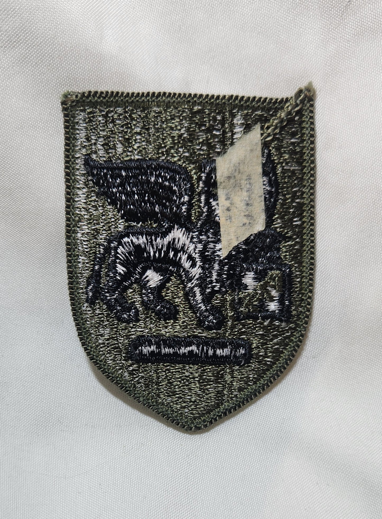 US Army SETAF Patch Sew on Patch Subdued OD Black (WSA08-SETAF)