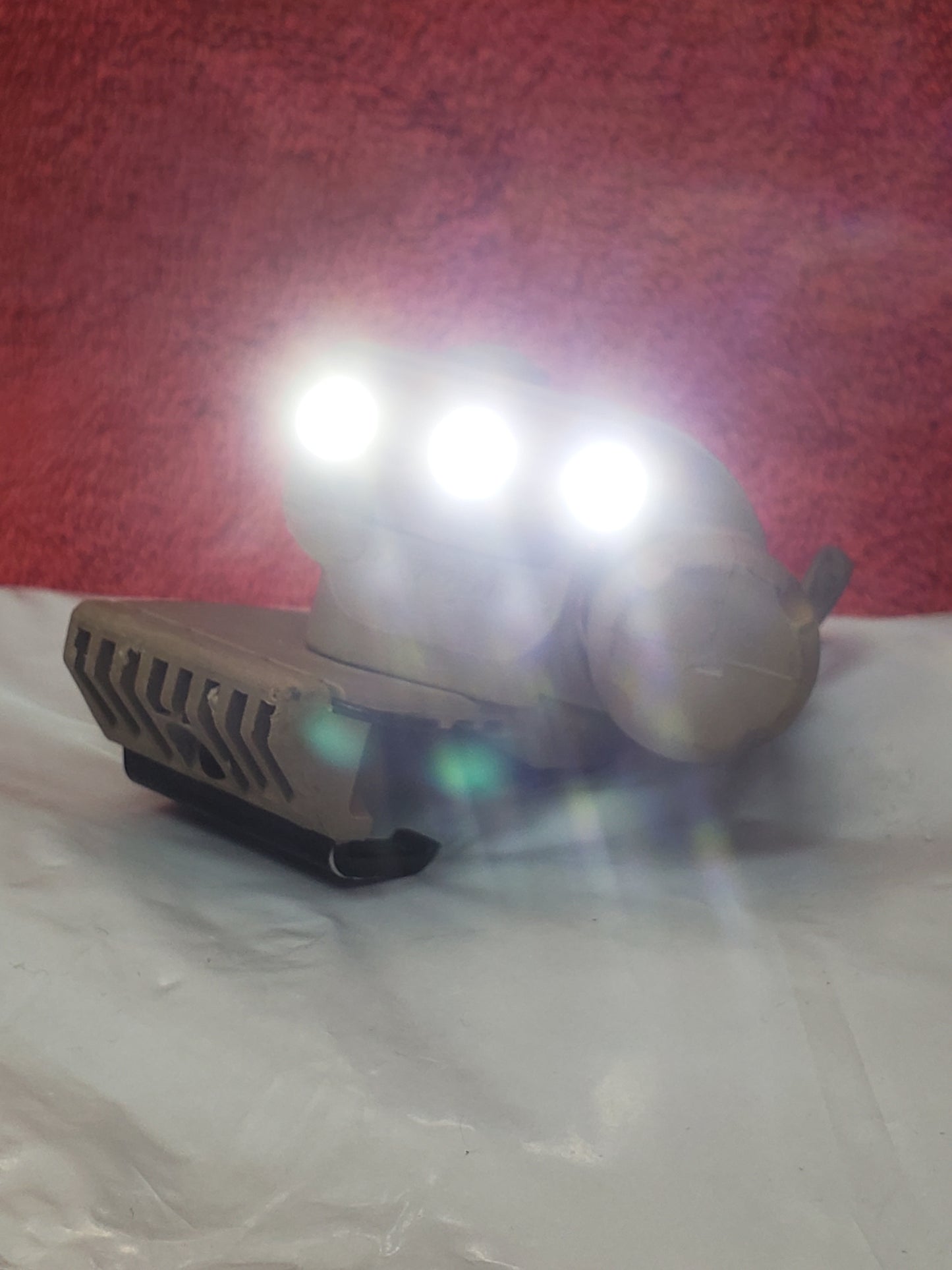 SureFire HL1 Helmet Light Blue/White w Mount Used (25feb46)