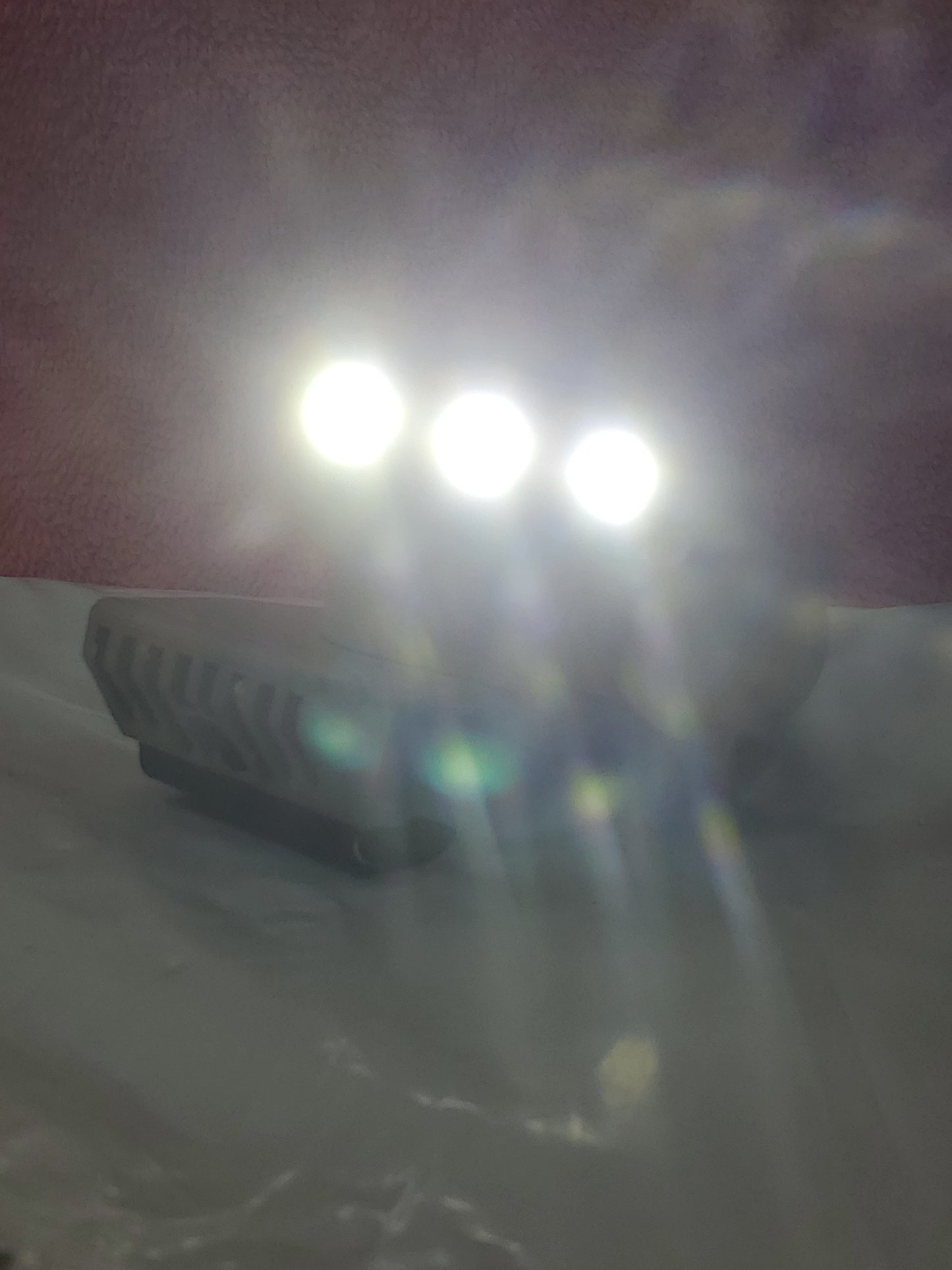 SureFire HL1 Helmet Light Blue/White w Mount Used (25feb46)