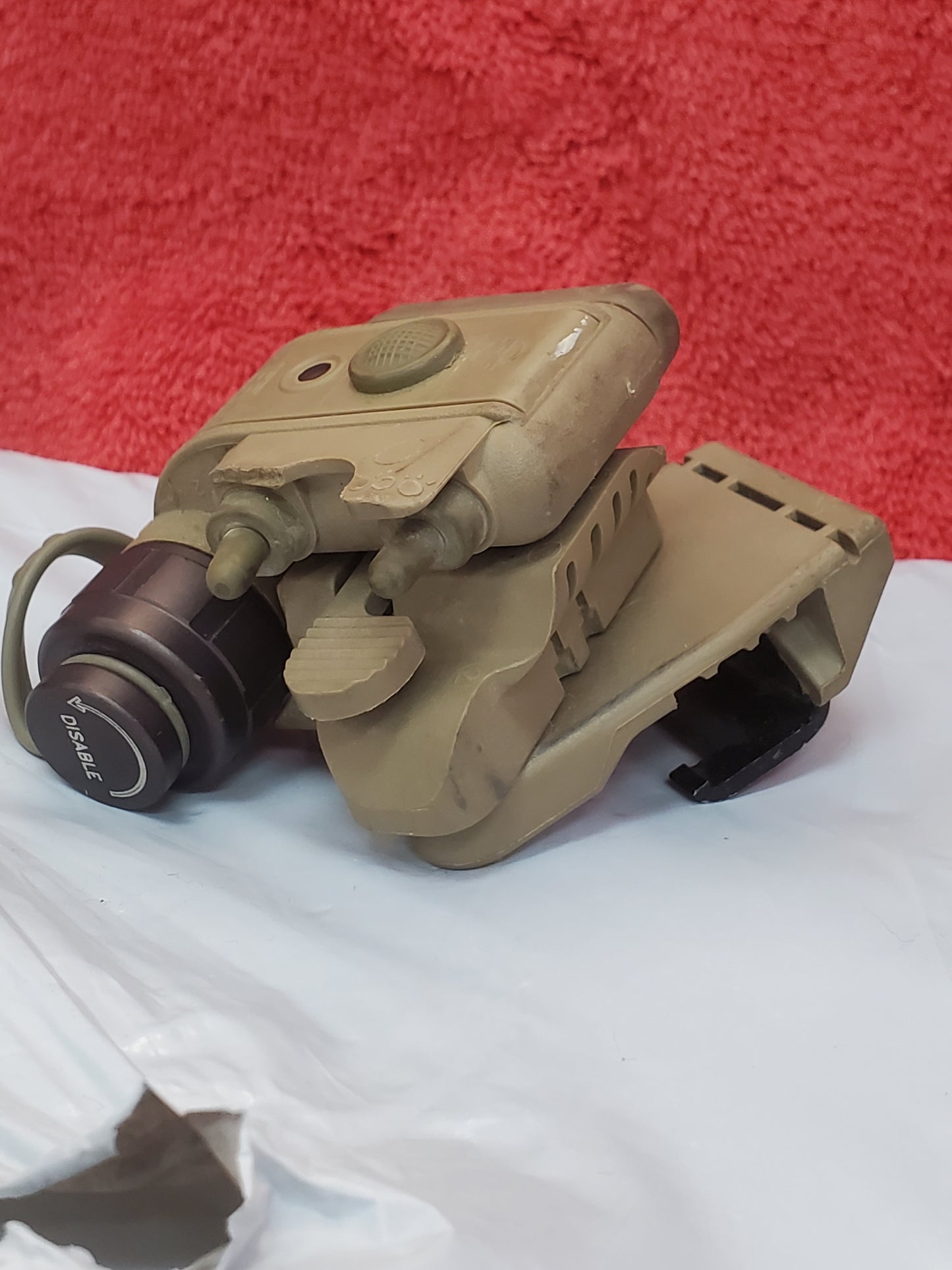 SureFire HL1 Helmet Light Blue/White w Mount Used (25feb46)