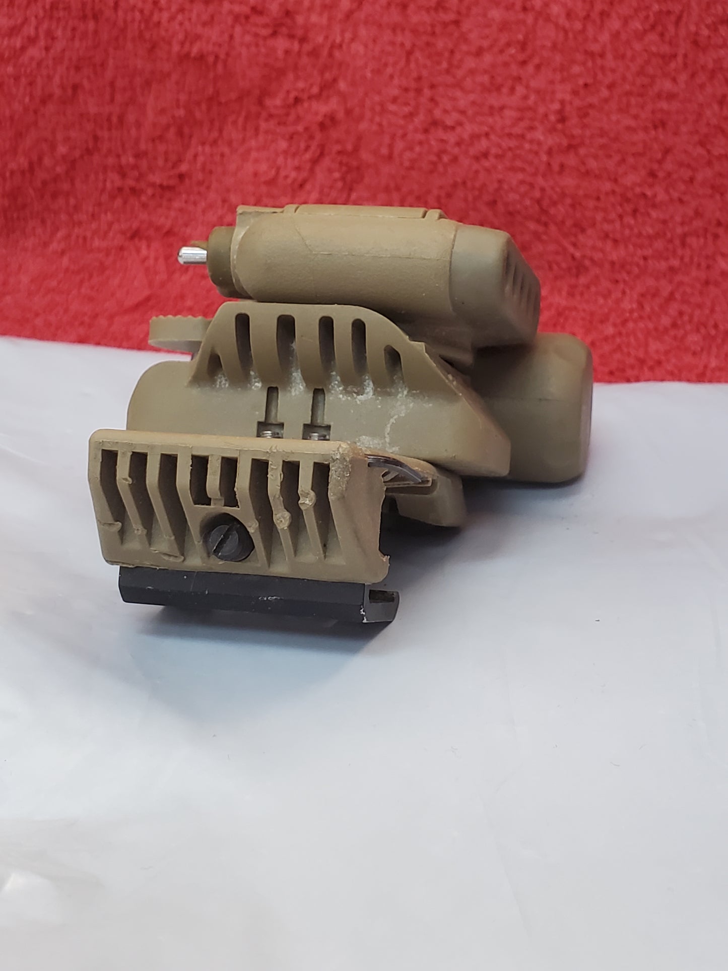 SureFire HL1 Helmet Light Red/White w Mount Used (25feb47)