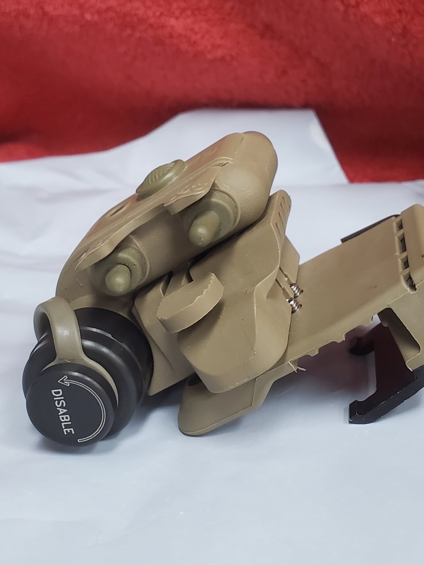 SureFire HL1 Helmet Light Red/White w Mount Like New (25feb50)