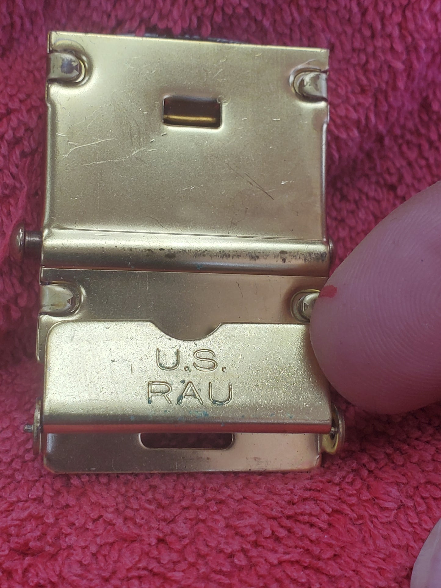 Brass Buckle for Trouser Dress Belt US Army US Navy (DA11-25mar03)
