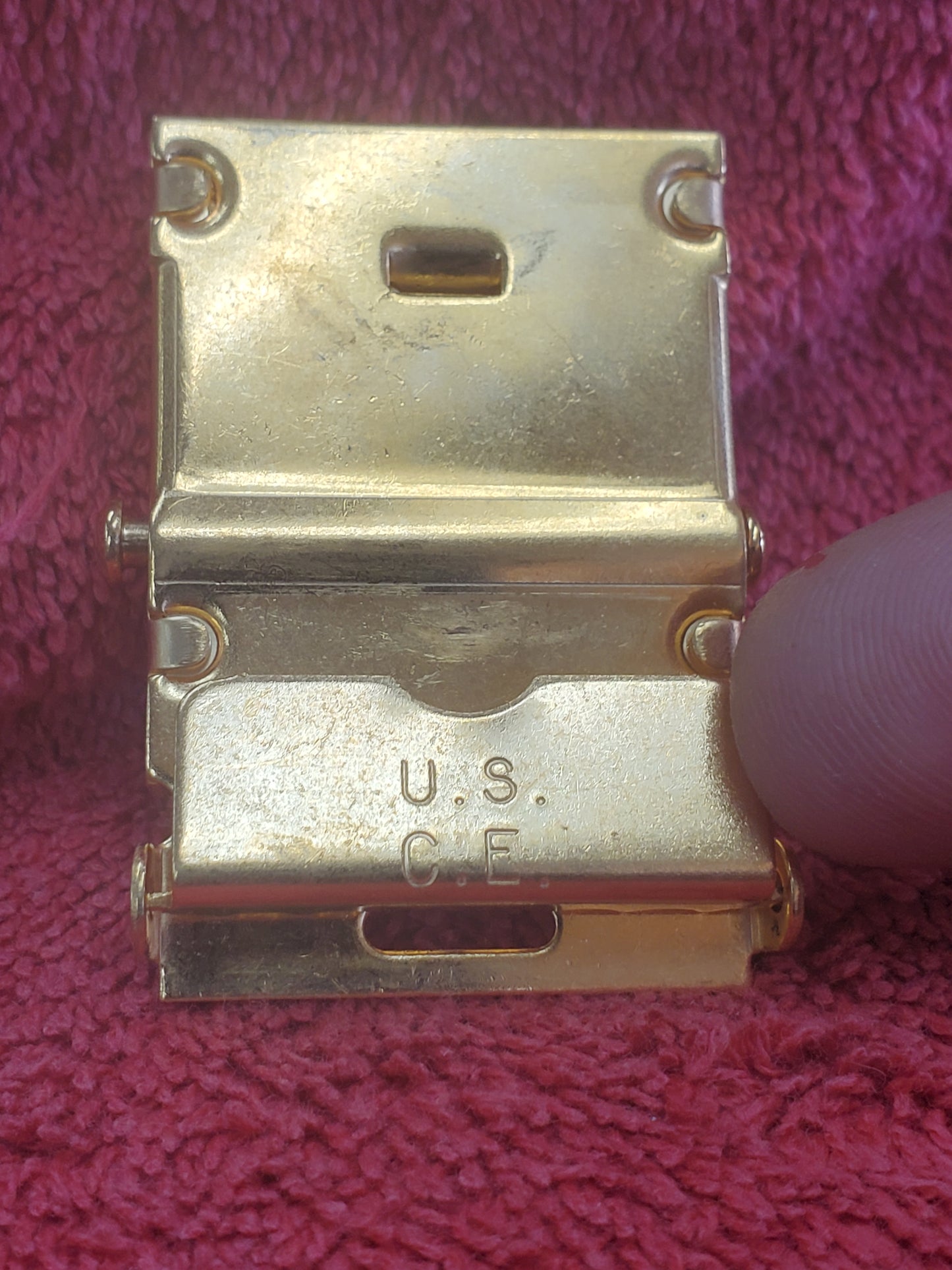 Brass Buckle for Trouser Dress Belt US Army US Navy (DA11-25mar04)