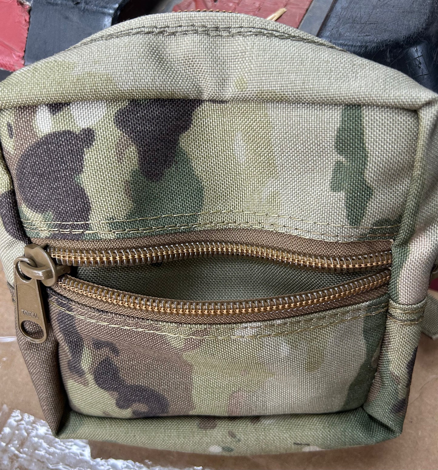 Pirate 6x6x3 Double Zipper Molle Pouch General Purpose Admin OCP Multicam (v1-Pirate)