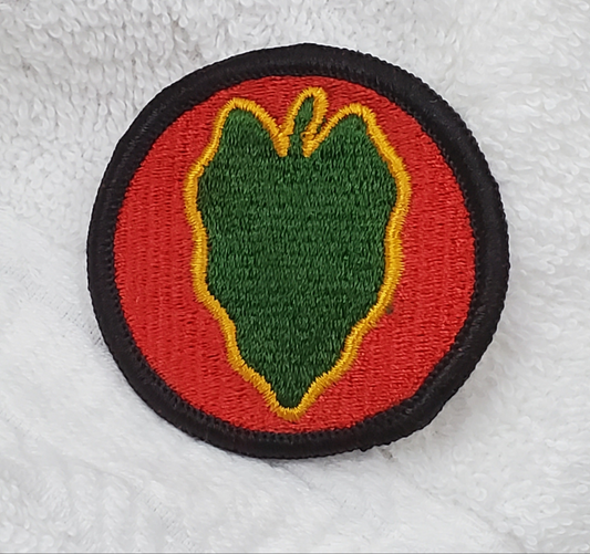 US Army 24th Infantry Division Patch Sew on Patch Color (bu08-24id)