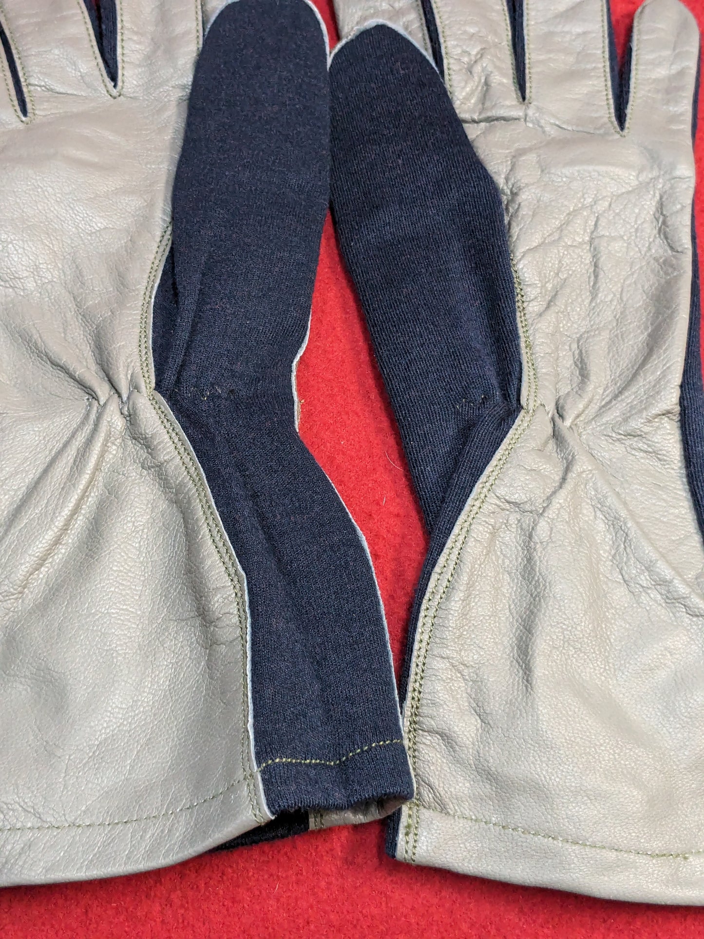 NOS nomex military pilot, aviation, flight, tactical gloves navy blue (cb02-enu74)