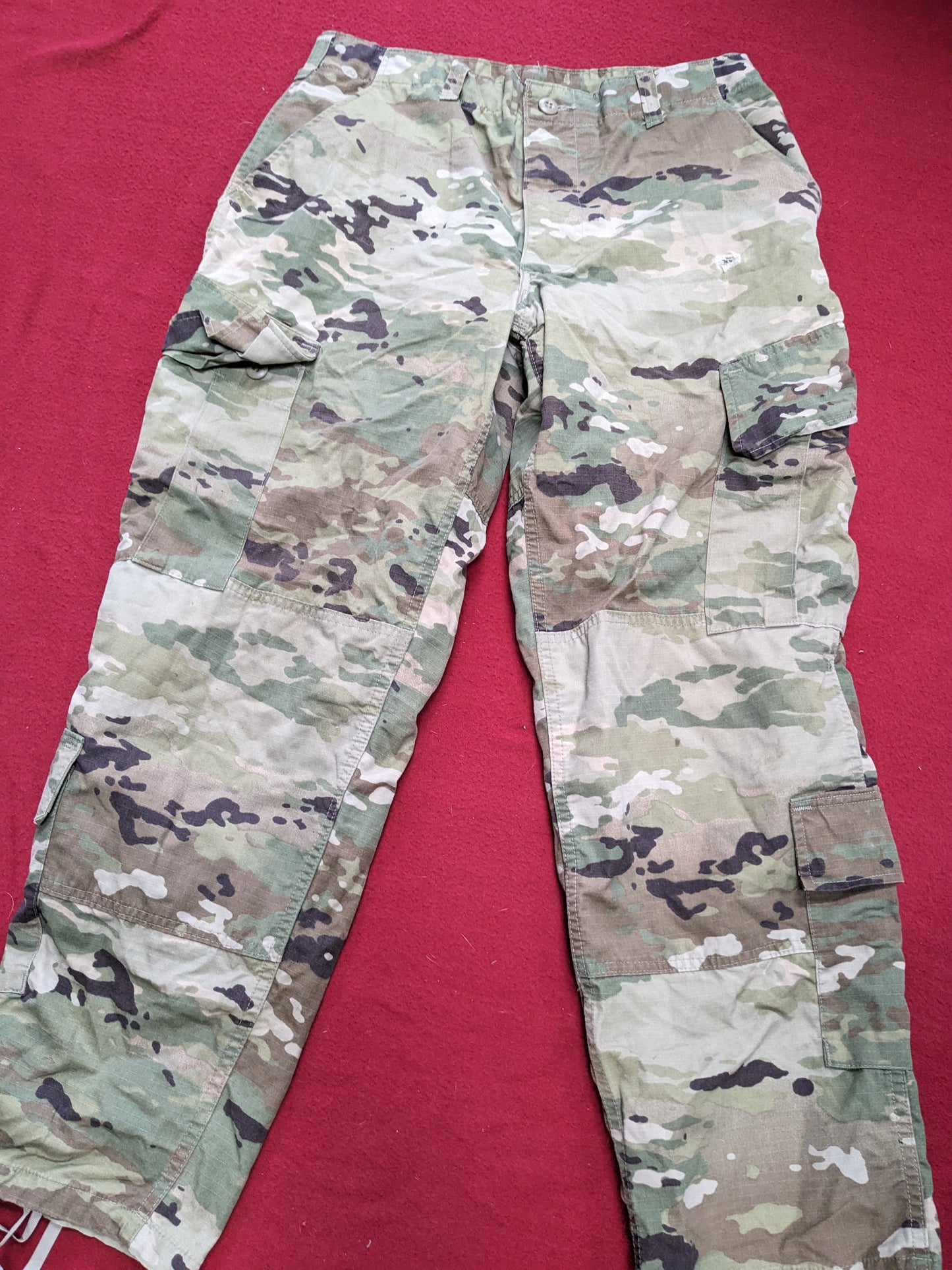 SET of us army medium short traditional ocp uniform top pants air force used (ec11-enu103)