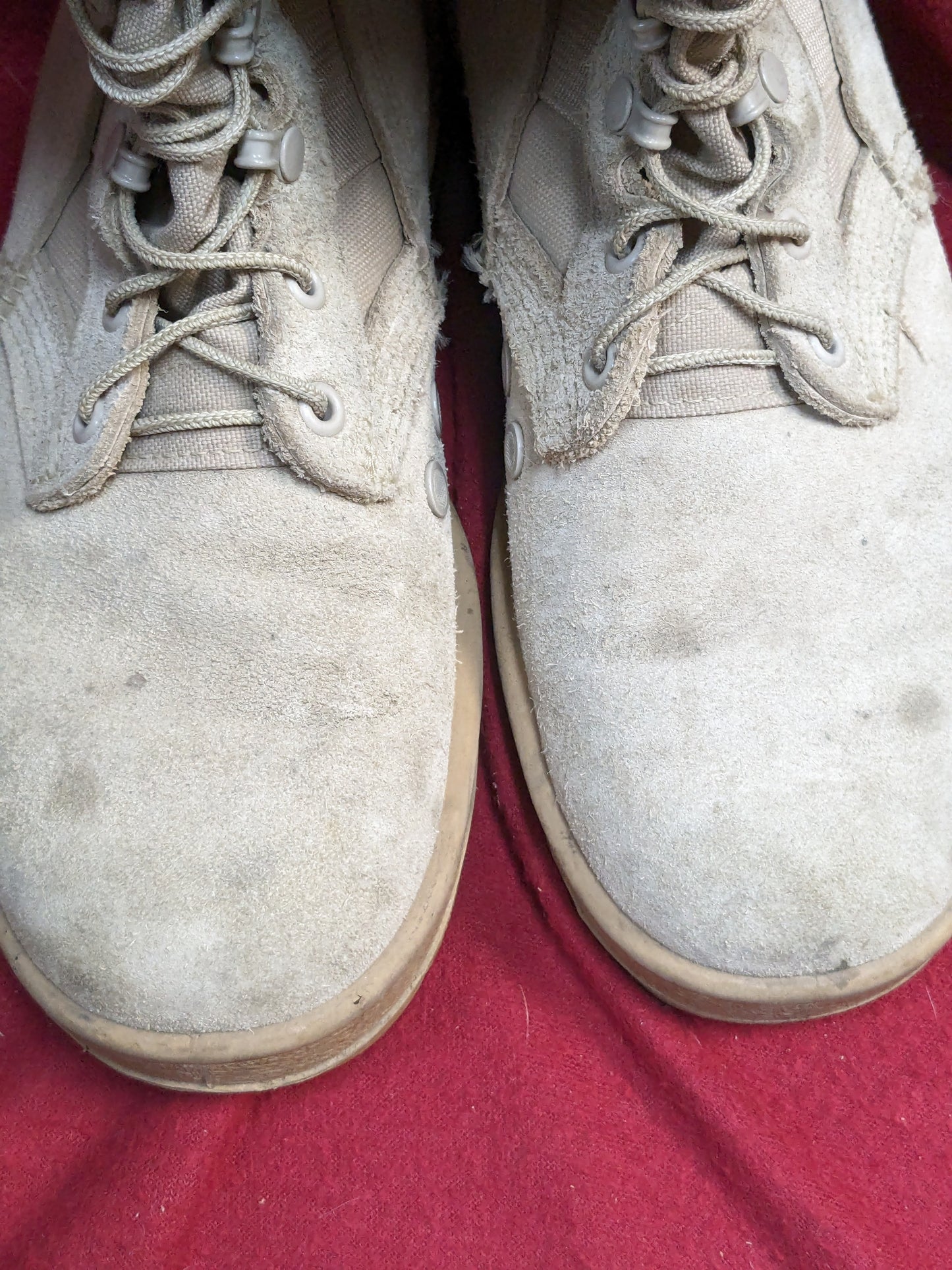 US army altima 6xw xtra wide combat boots 499 tan used (061508)