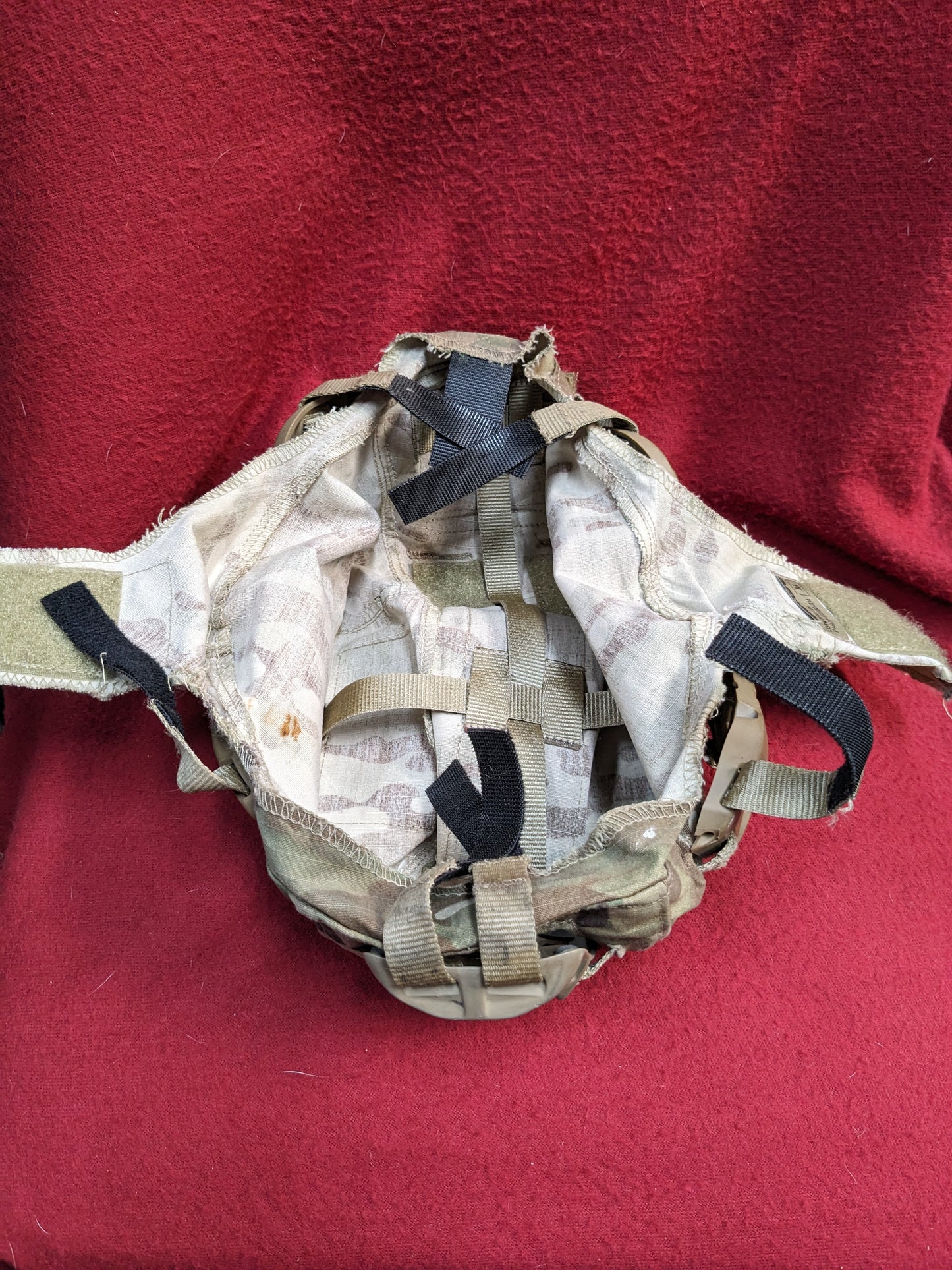 ops-core mission configurable helmet cover ocp used (BA11-enu119)