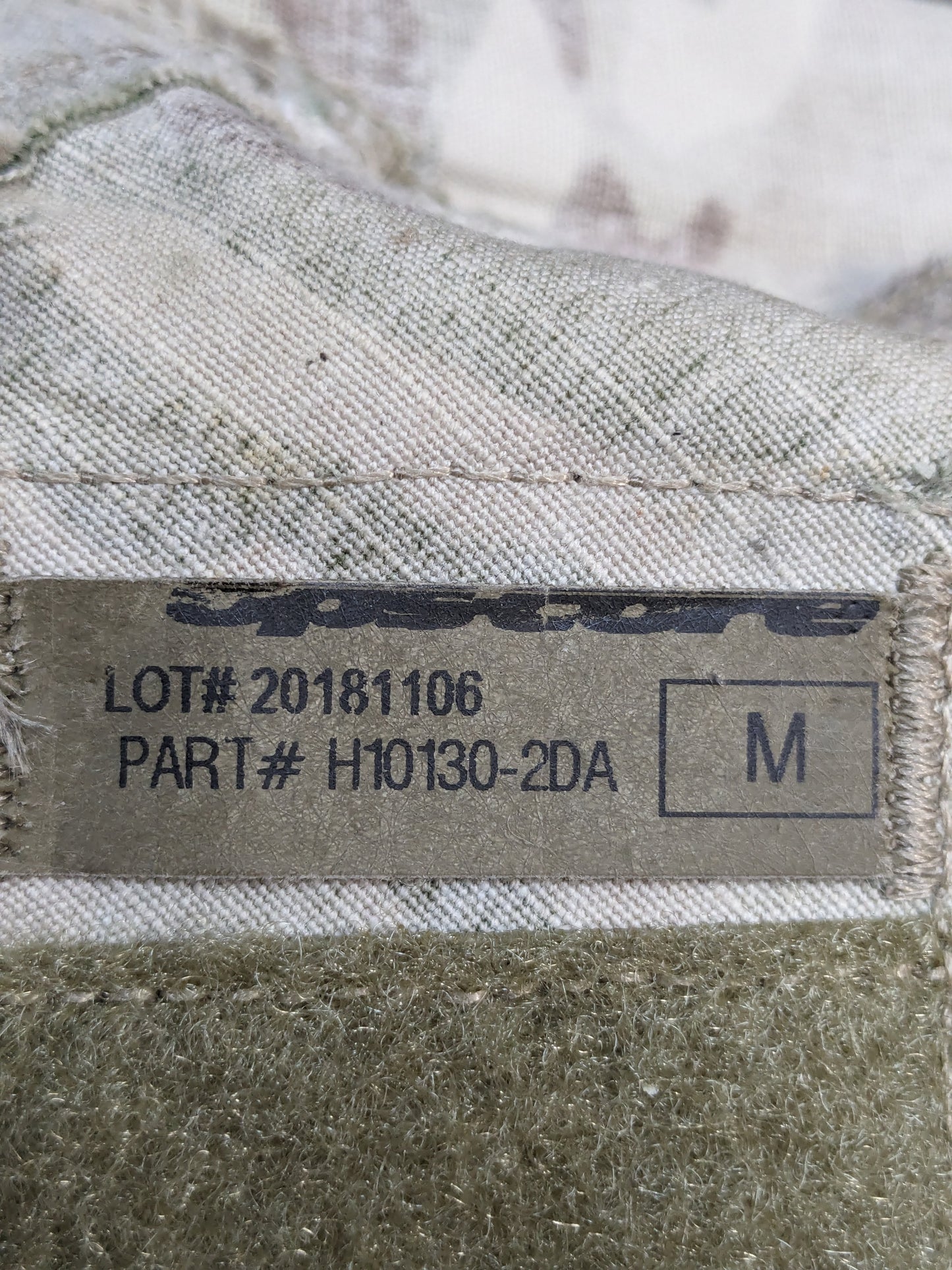 ops-core mission configurable helmet cover ocp used (BA11-enu119)