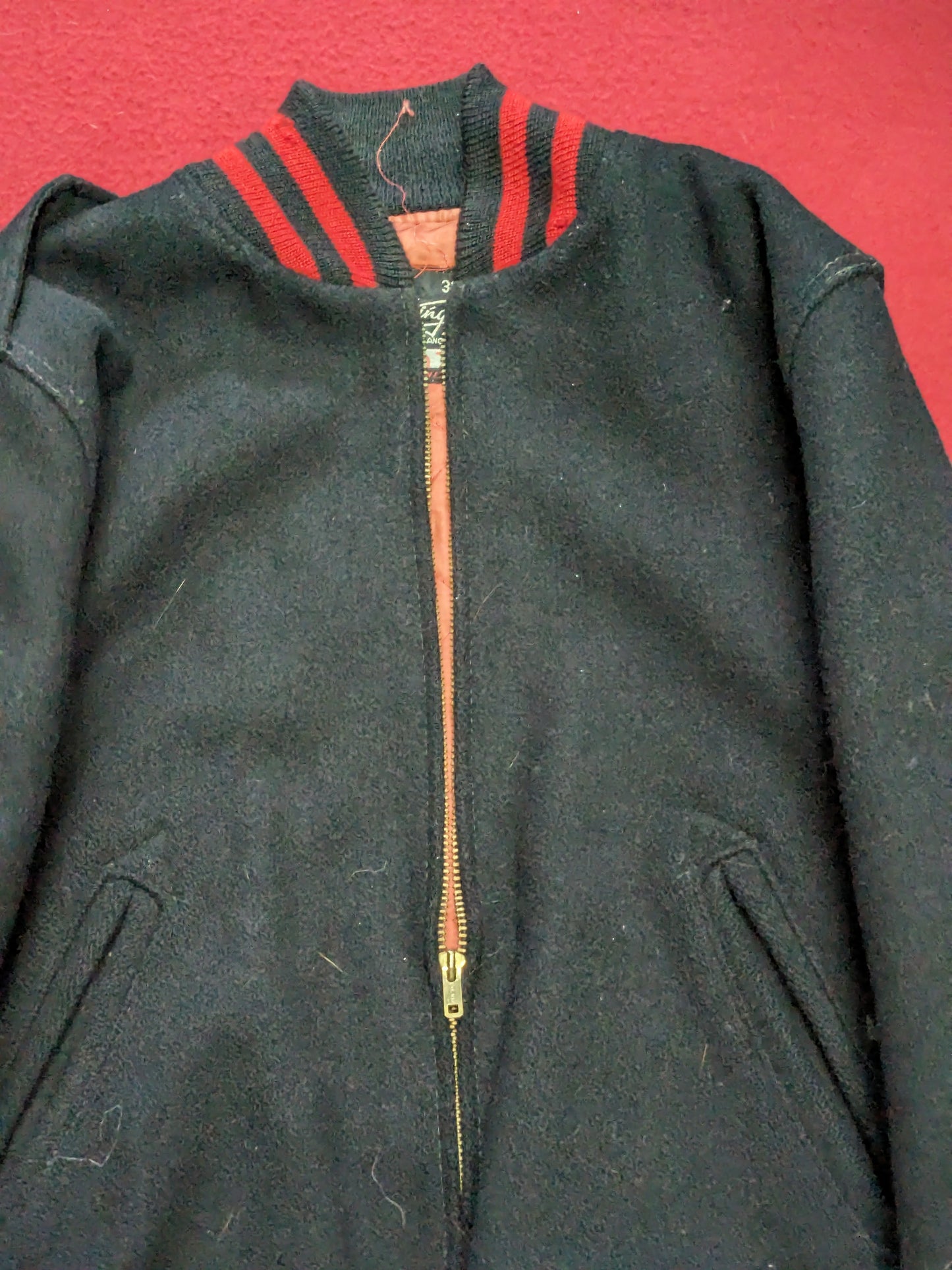 Vintage whiting military wool jacket size 36 used (gsk6-enu126)