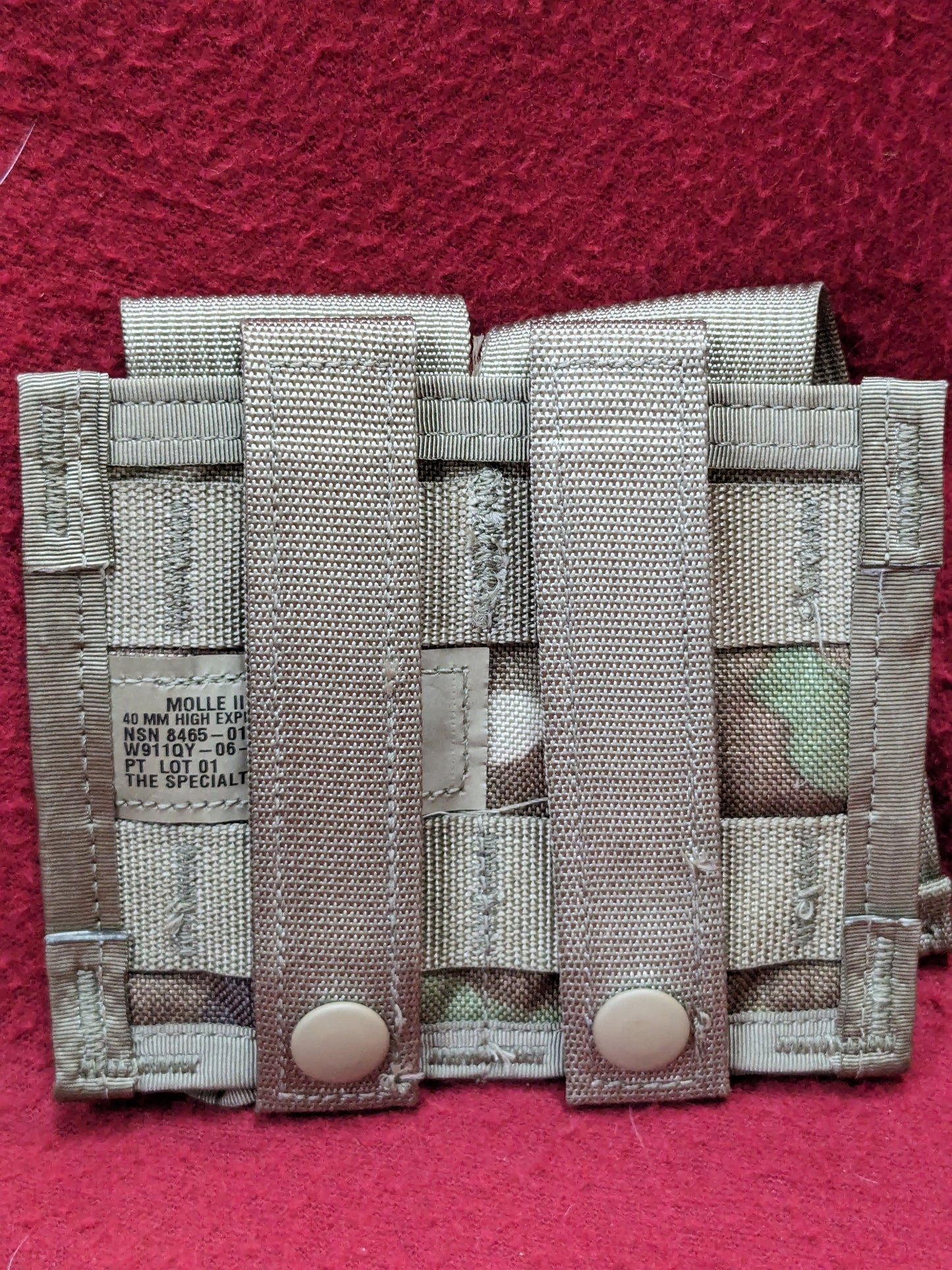 US army 40mm mag pouch 2763 multicam used (ca07-enu131)
