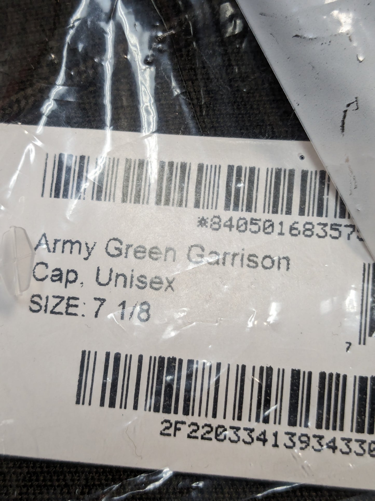 NOS US Army AGSU Garrison Heritage Unisex Green Cap Size 7 1/8 (dg3- ea03-enu135)