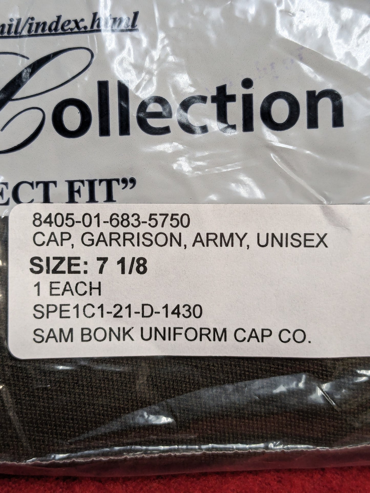 NOS US Army AGSU Garrison Heritage Unisex Green Cap Size 7 1/8 (dg3- ea03-enu135)