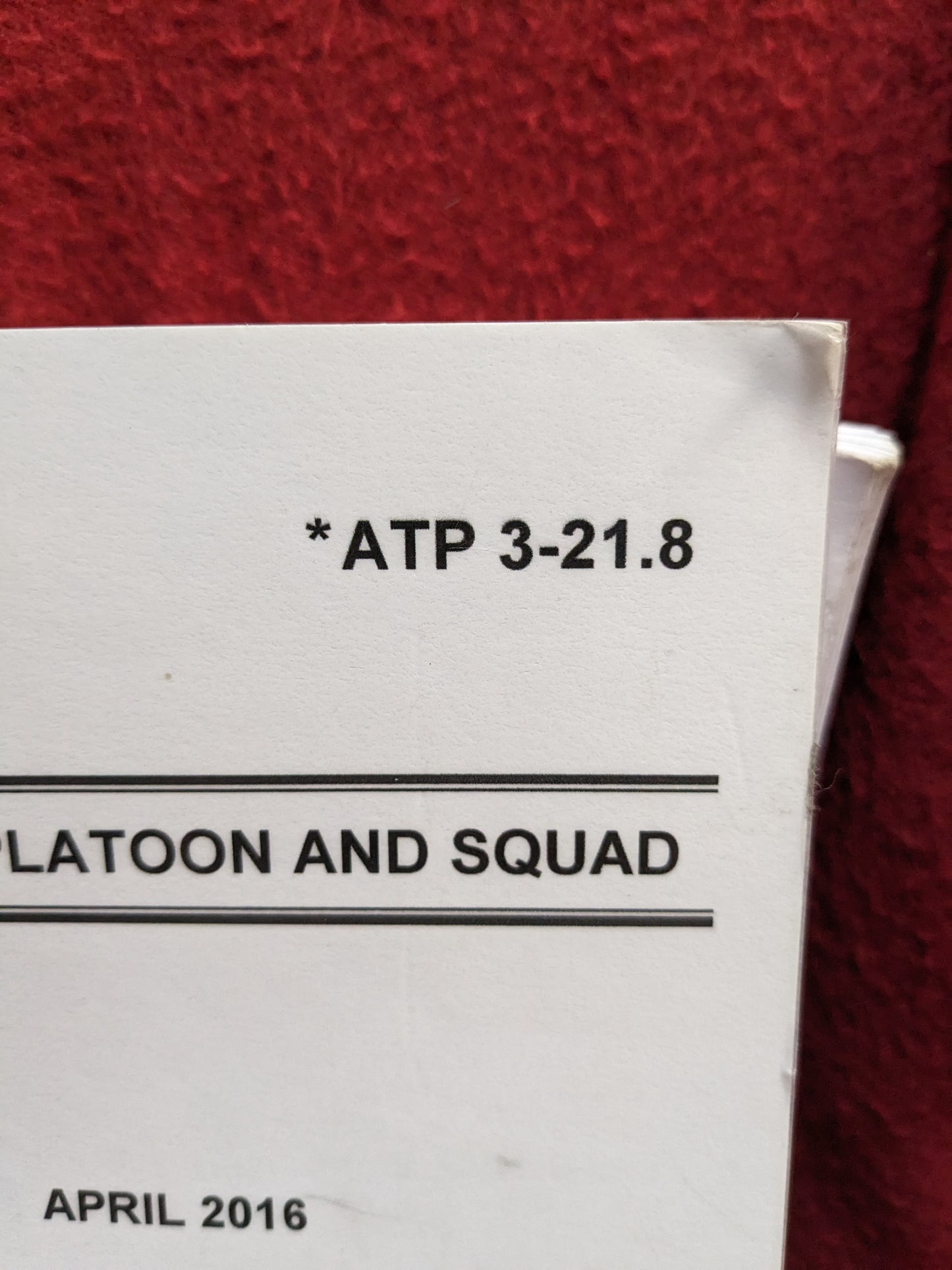 BOOK ATP 3-21.8 infantry platoon and squad April 2014 (BOX19)